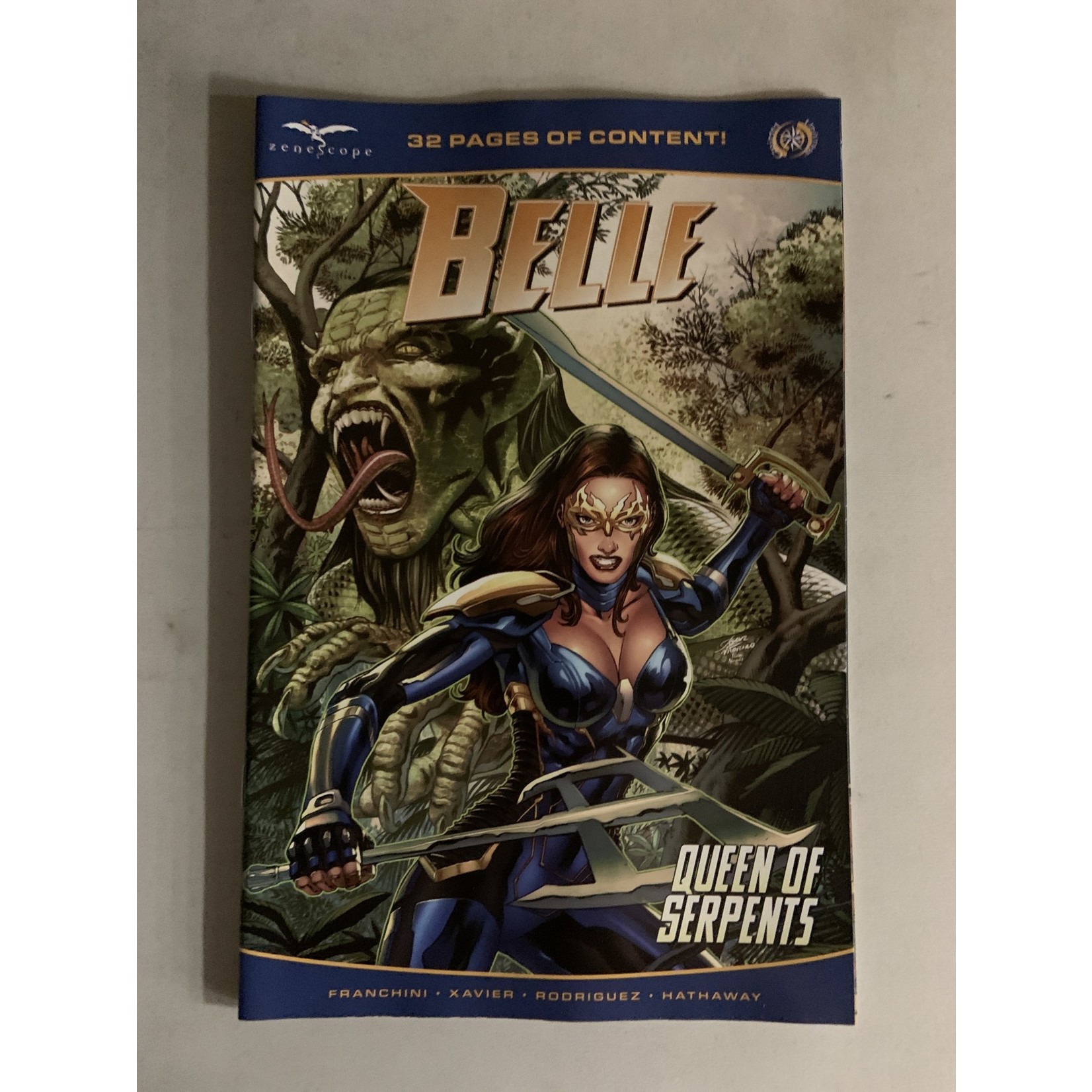 ZENESCOPE ENTERTAINMENT INC Belle Queen Of Serpents 2022 #1 Cvr A Vitorino--Damaged