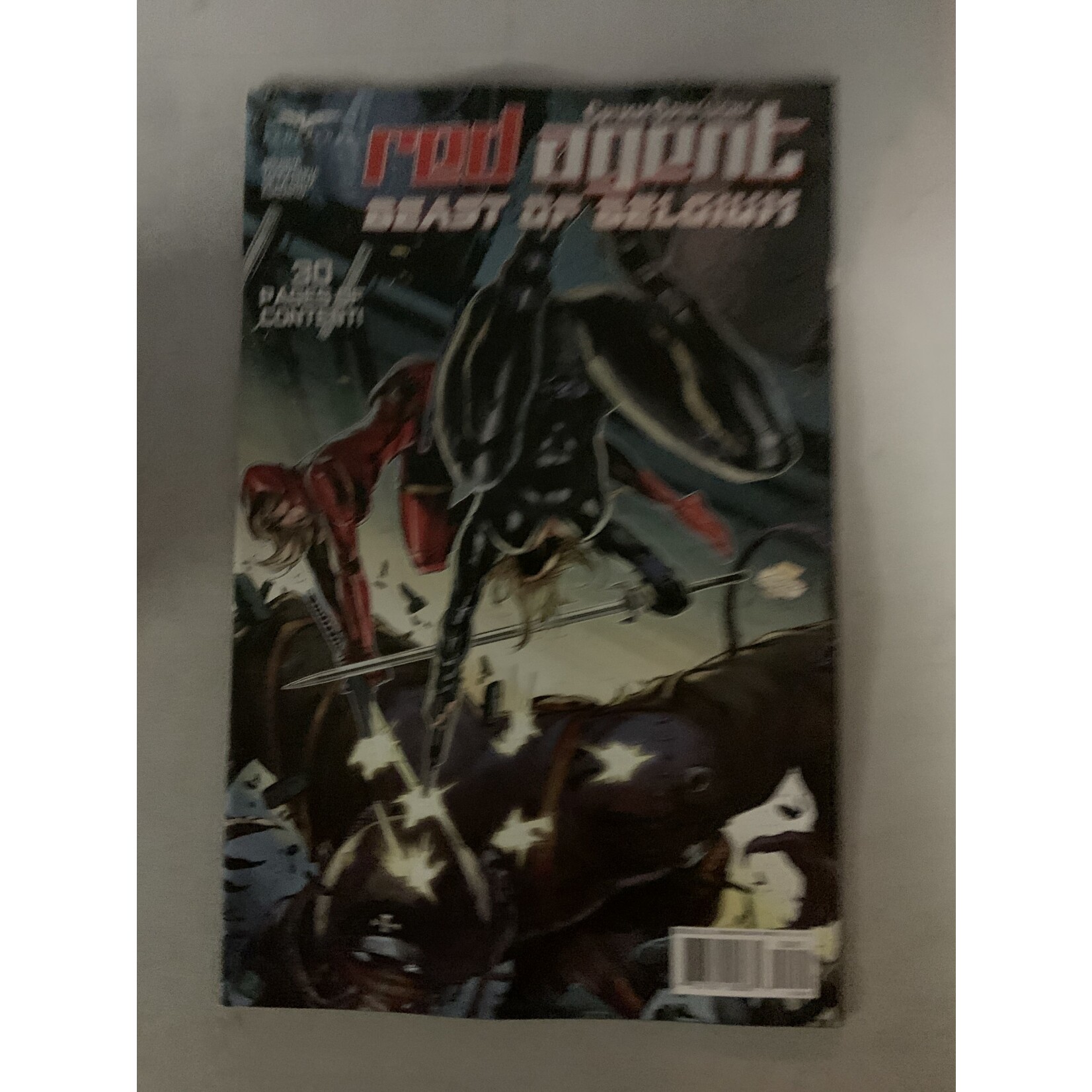 ZENESCOPE ENTERTAINMENT INC Grimm Red Agent Beast Of Belgium 2021 #1 Cvr B White