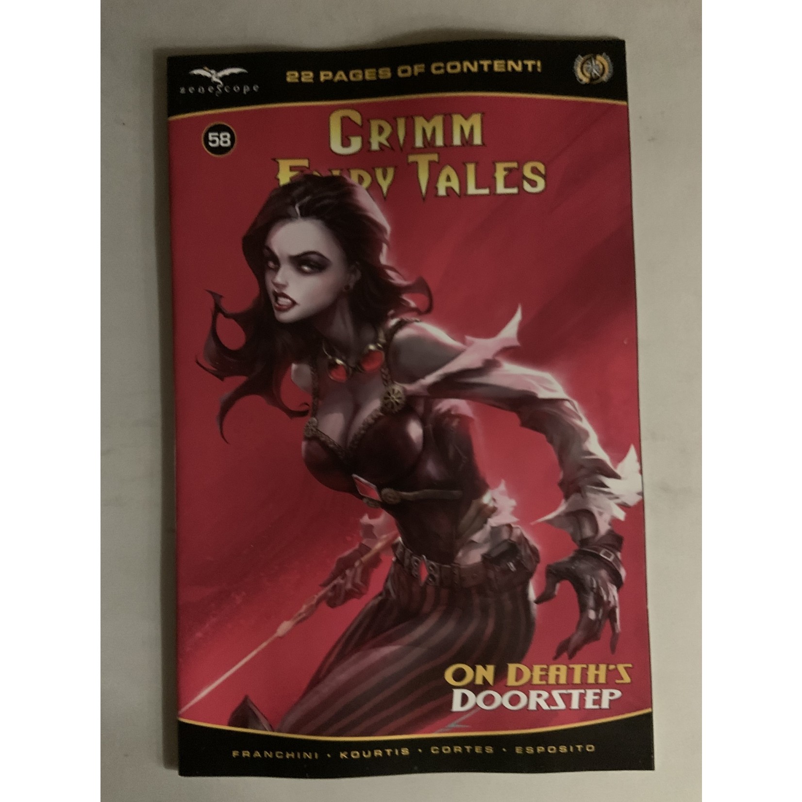 ZENESCOPE ENTERTAINMENT INC Grimm Fairy Tales 2021 #58 Cvr D Tao