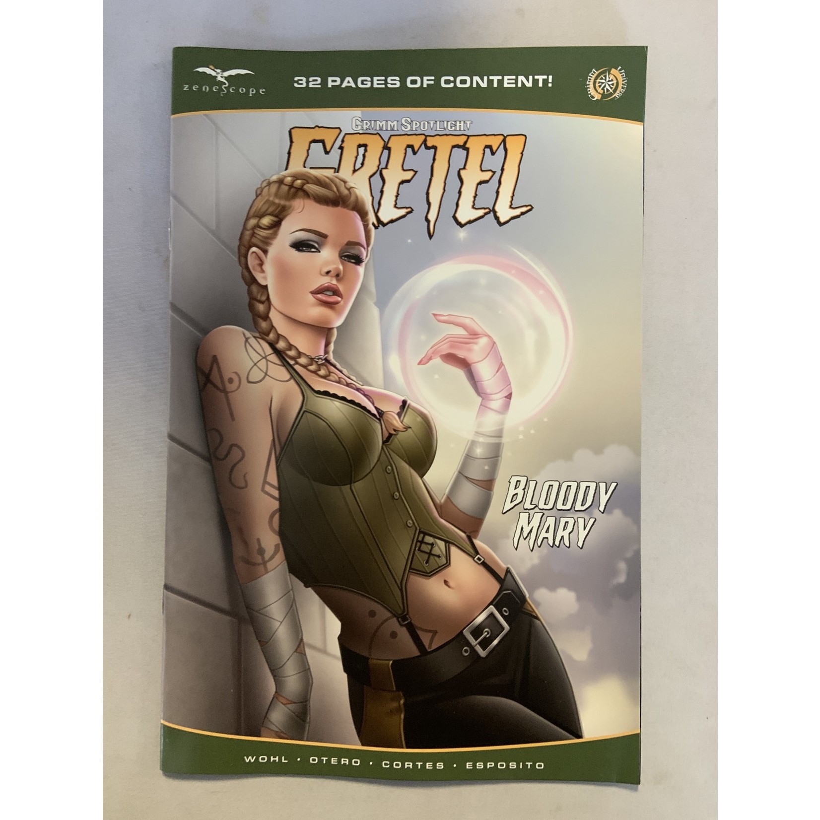 ZENESCOPE ENTERTAINMENT INC Grimm Spotlight Gretel Bloody Mary Oneshot 2022 #1 Cvr C Garvey Damaged