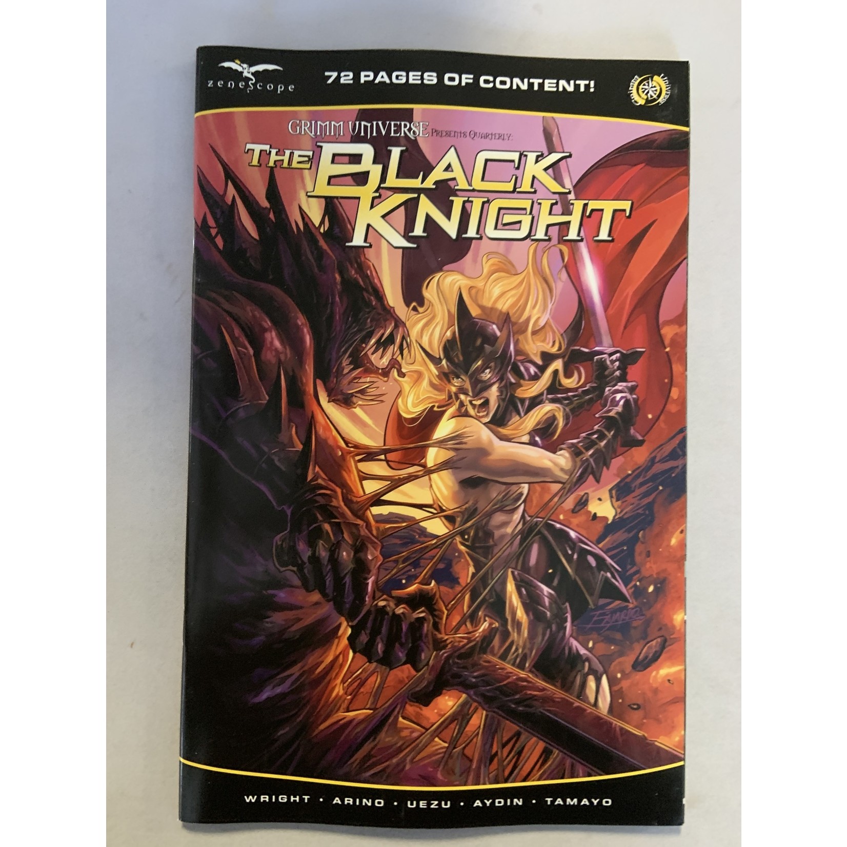 ZENESCOPE ENTERTAINMENT INC Grimm Univ Presents Quarterly Black Knight 2022 #1 Cvr B Fajardo