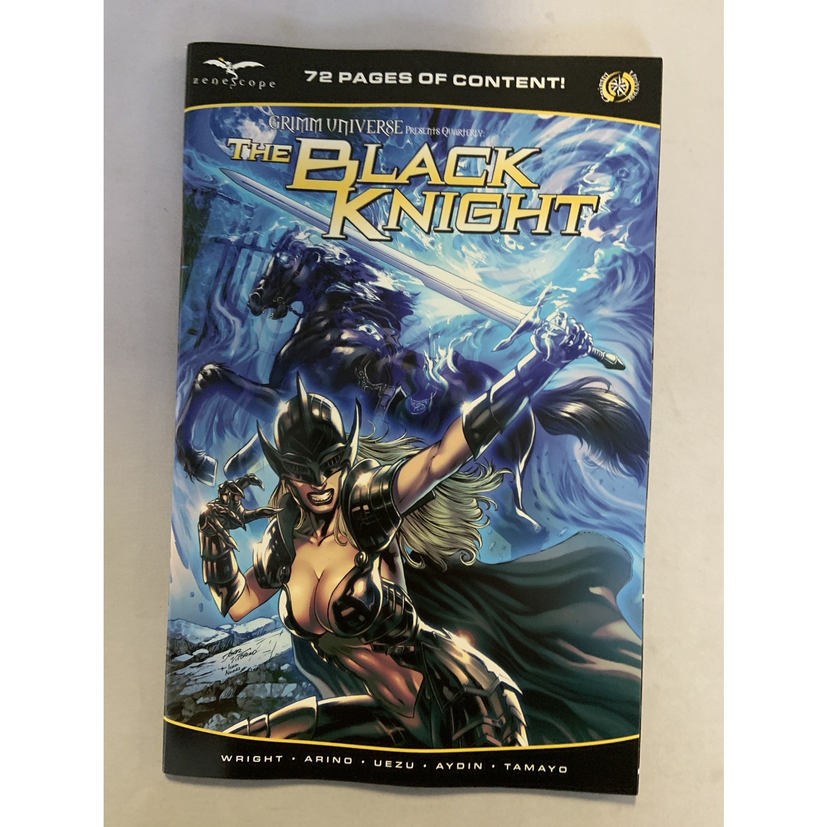 ZENESCOPE ENTERTAINMENT INC Grimm Univ Presents Quarterly Black Knight 2022 #1 Cvr A Vitorino