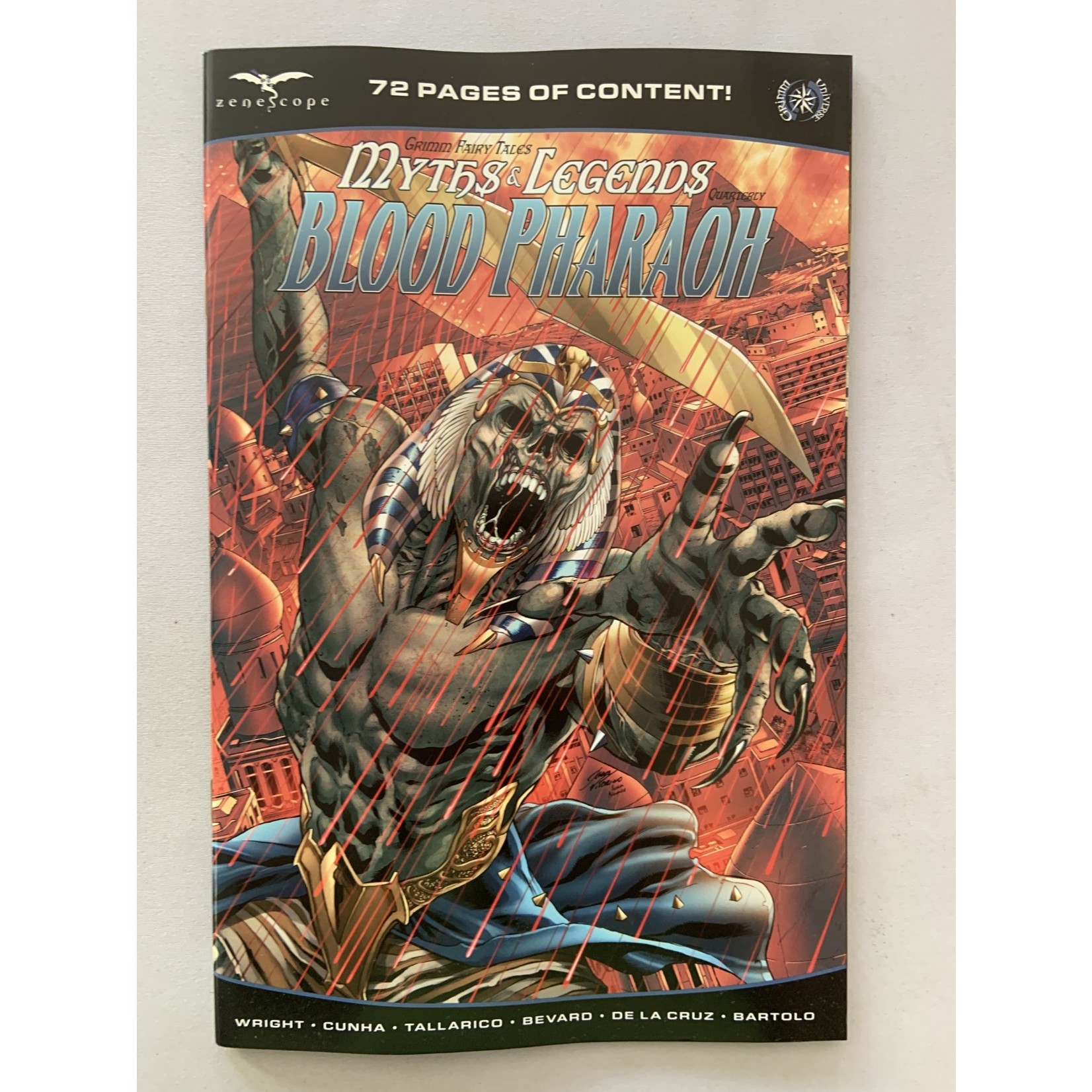 ZENESCOPE ENTERTAINMENT INC Myths & Legends Quarterly Blood Pharaoh 2021 #6 Cvr A Vitorino