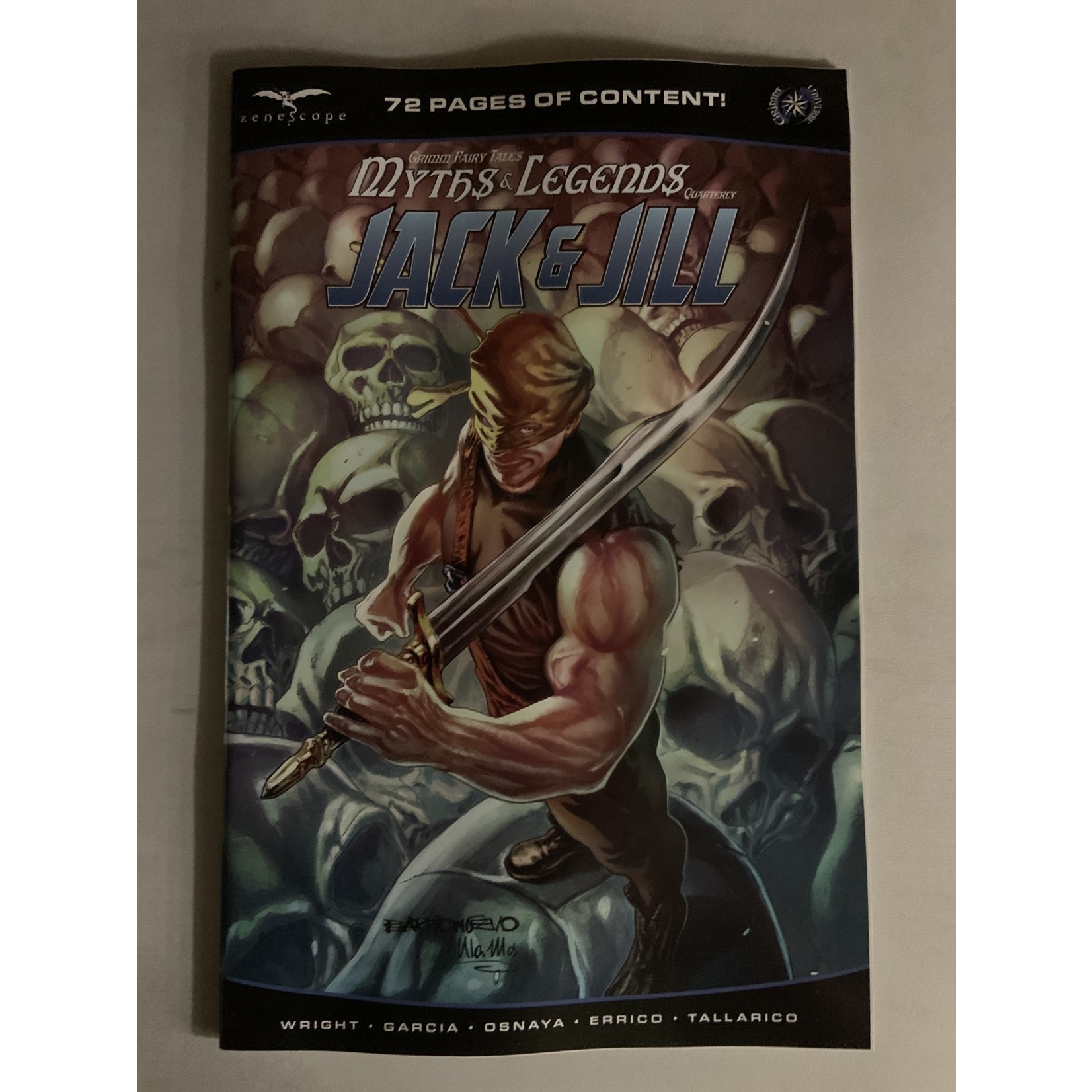 ZENESCOPE ENTERTAINMENT INC Myths & Legends Quarterly Jack & Jill 2022 #1 Cvr A Barrionuevo--Damaged