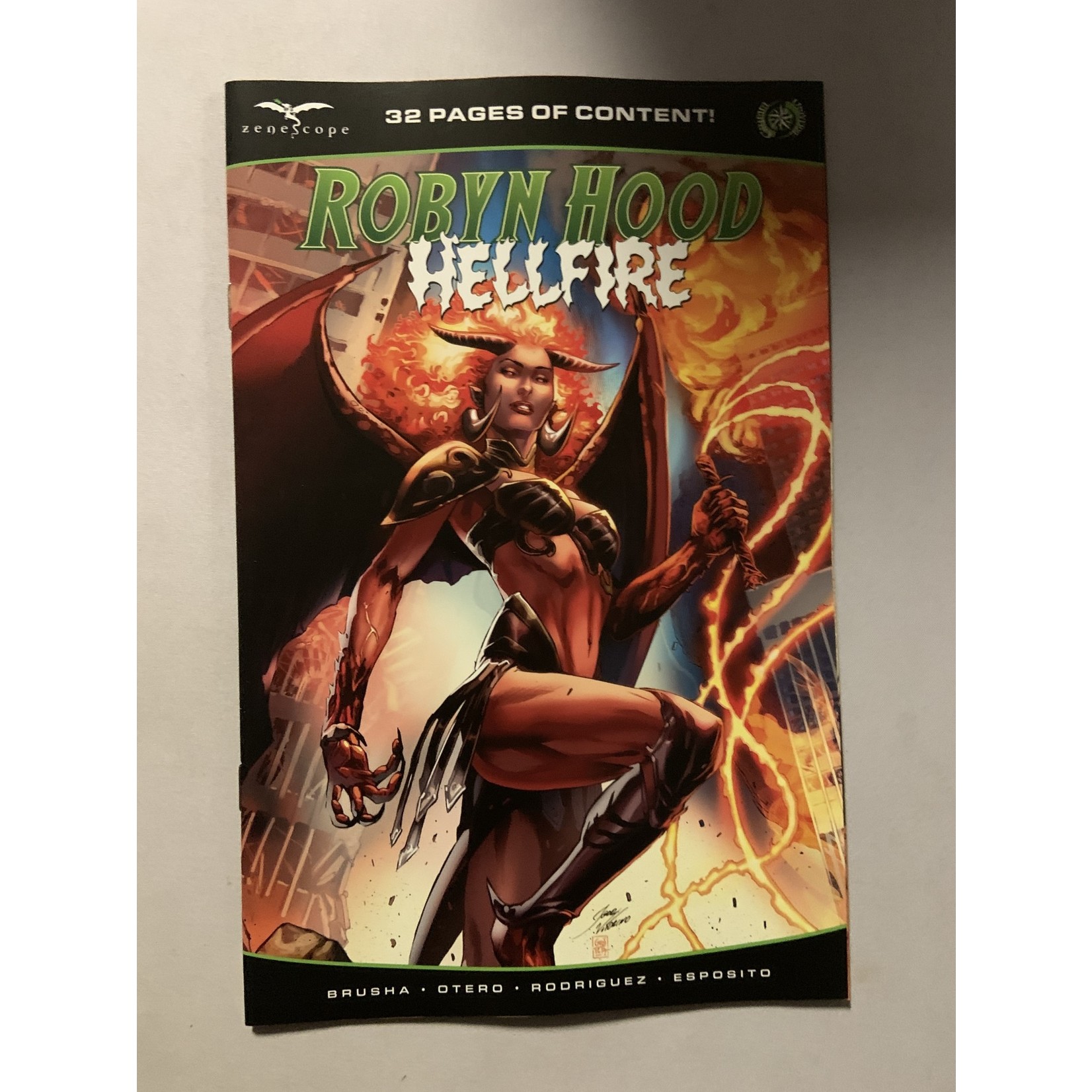 ZENESCOPE ENTERTAINMENT INC Robyn Hood Hellfire 2021 #1 Cvr B Vitorino