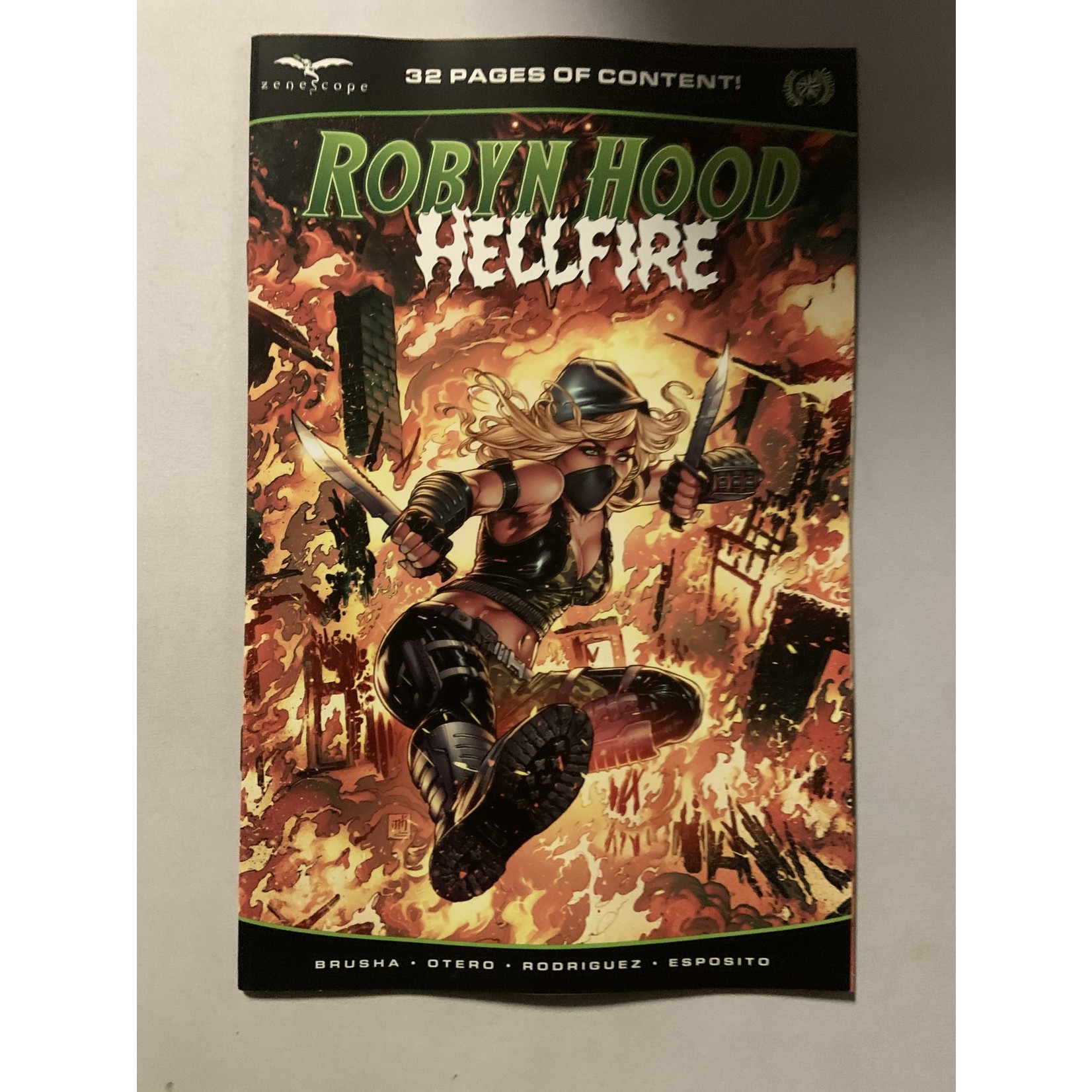 ZENESCOPE ENTERTAINMENT INC Robyn Hood Hellfire 2021 #1 Cvr A Krome