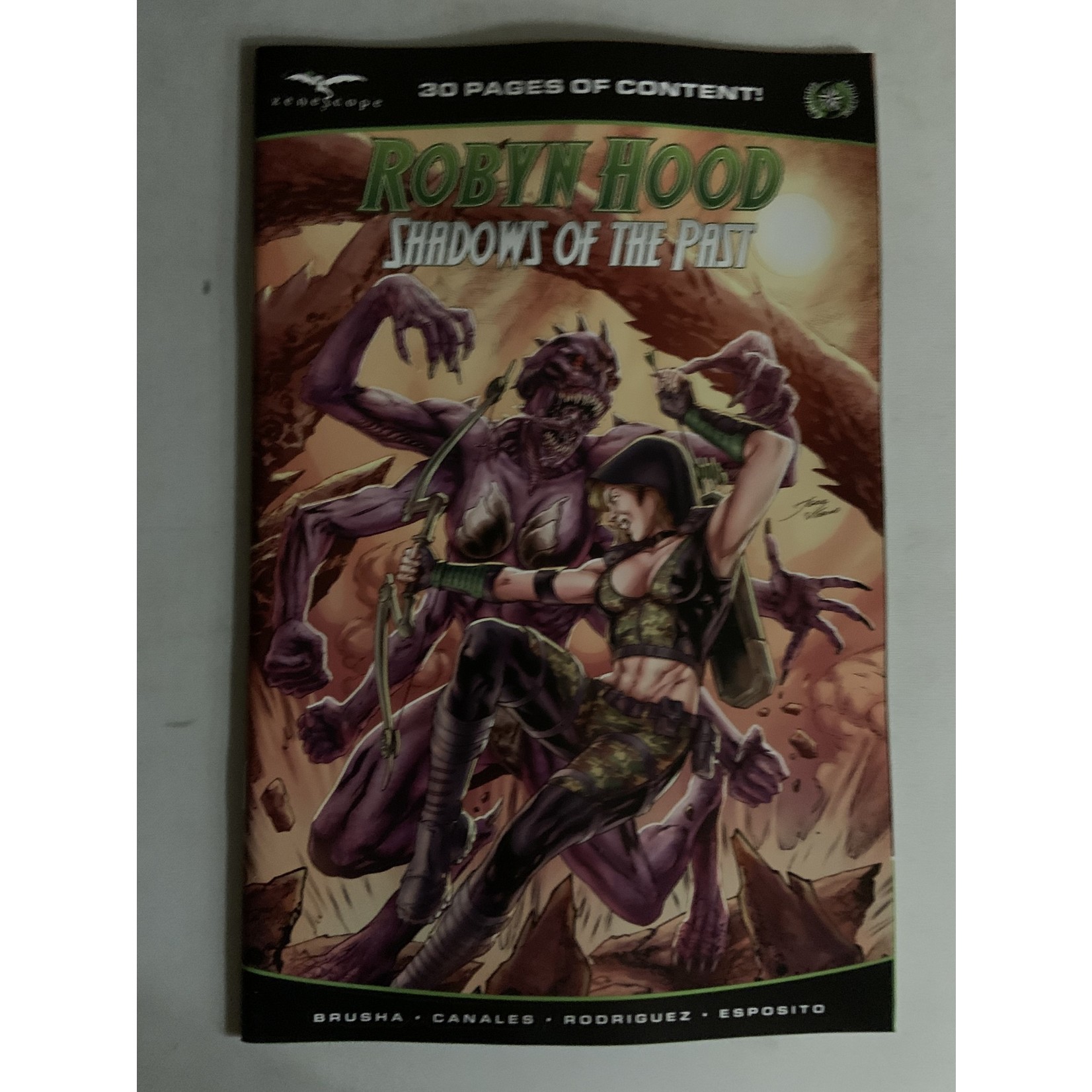 ZENESCOPE ENTERTAINMENT INC Robyn Hood Shadows Of Past Oneshot 2022 #1 Cvr B Vitorino