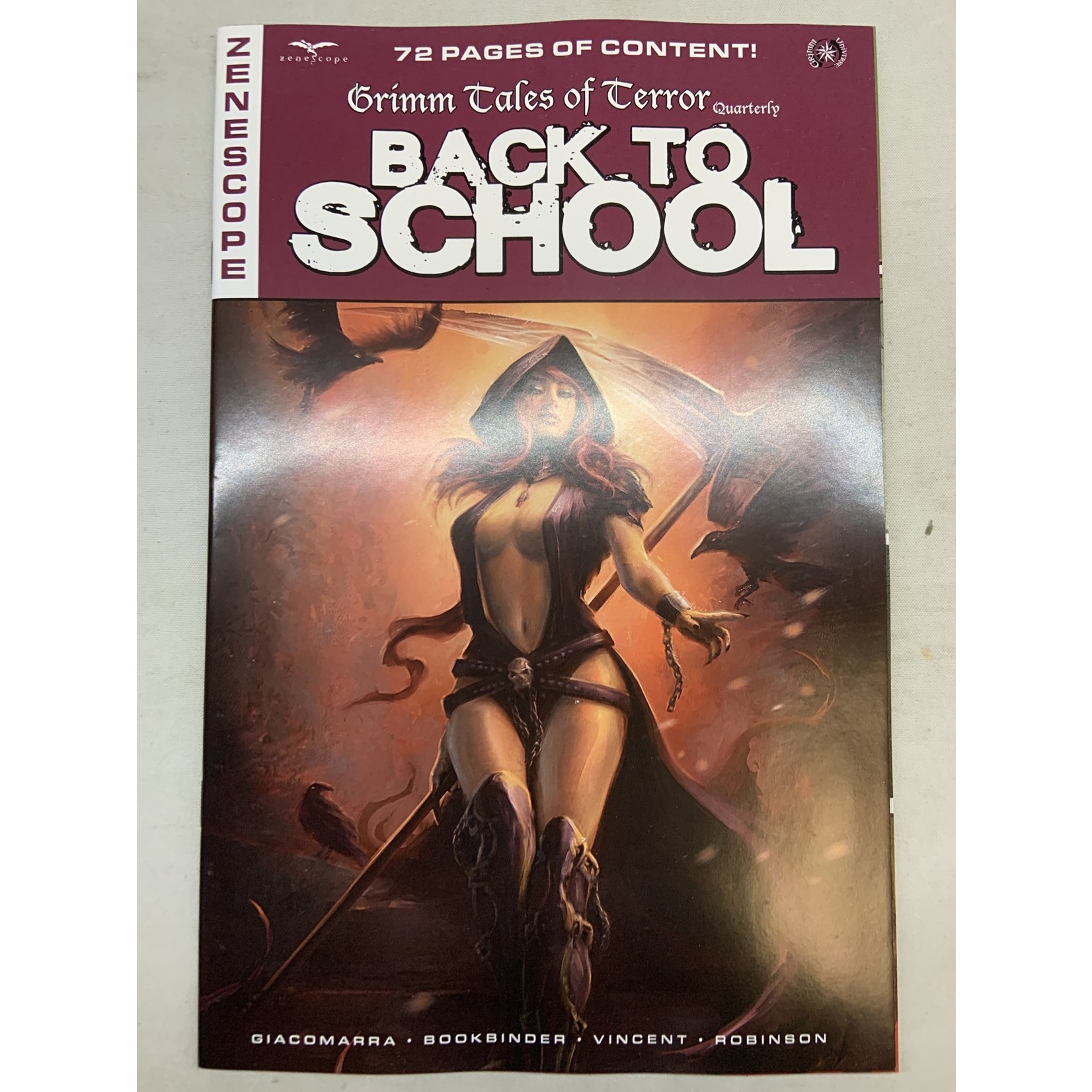 ZENESCOPE ENTERTAINMENT INC Tales Of Terror Qrtly Back School Oneshot 2022 #1 Cvr C Abbondanza