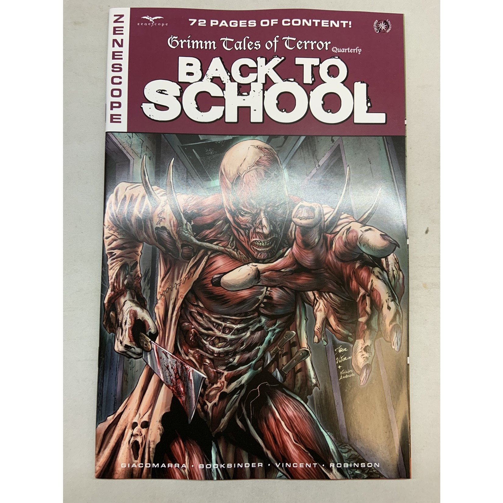ZENESCOPE ENTERTAINMENT INC Tales Of Terror Qrtly Back School Oneshot 2022 #1 Cvr B Vitorino