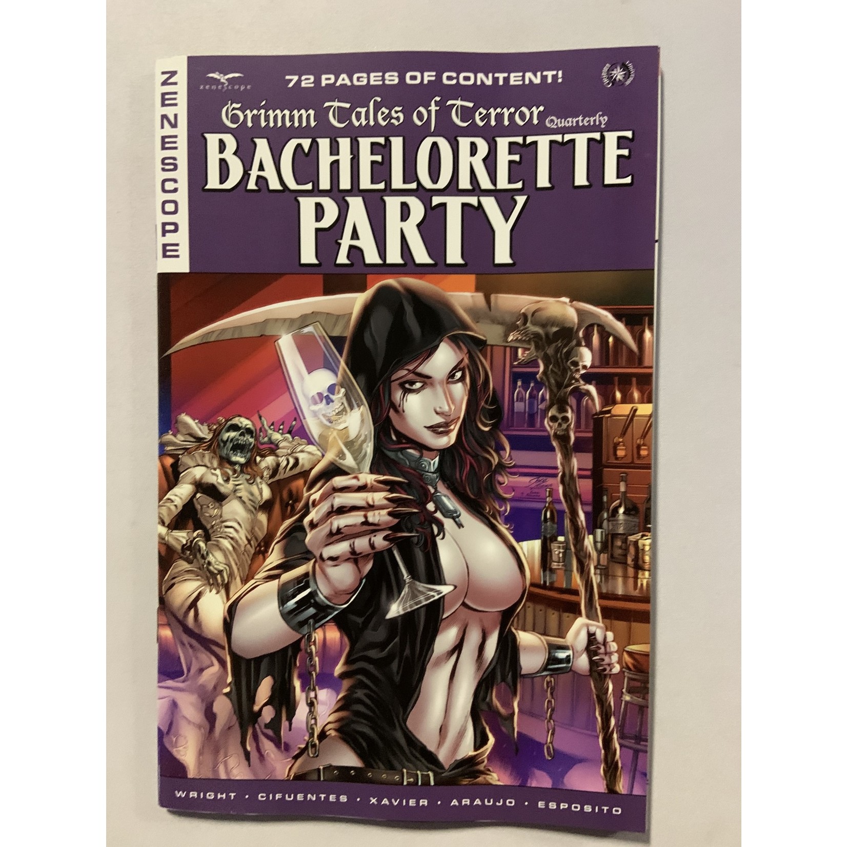 ZENESCOPE ENTERTAINMENT INC Tales Of Terror Qtrly Bachelorette Party 2021 #1 Cvr A Vitorino