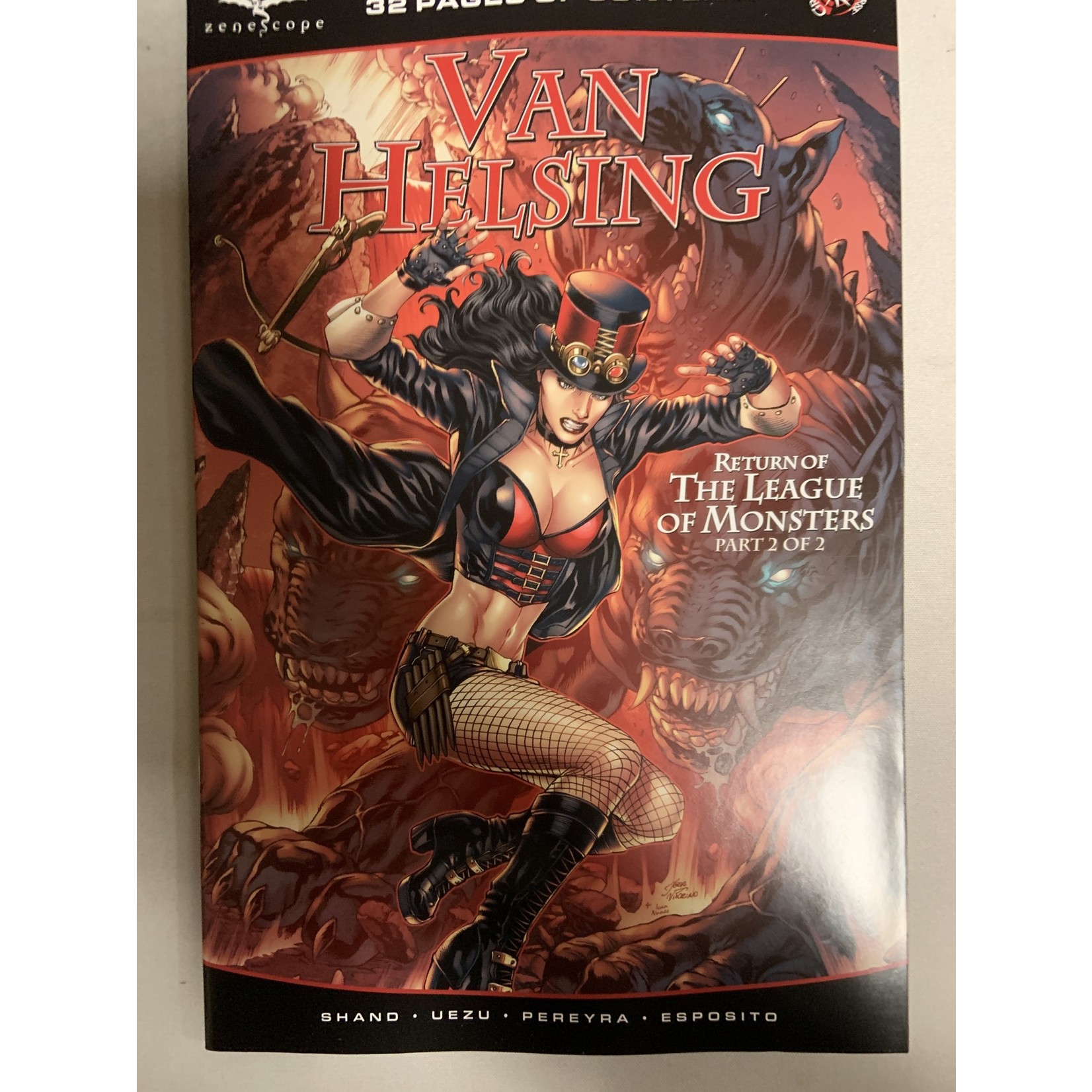 ZENESCOPE ENTERTAINMENT INC Van Helsing Return League Of Monsters 2021 #2 Cvr B Vitorino