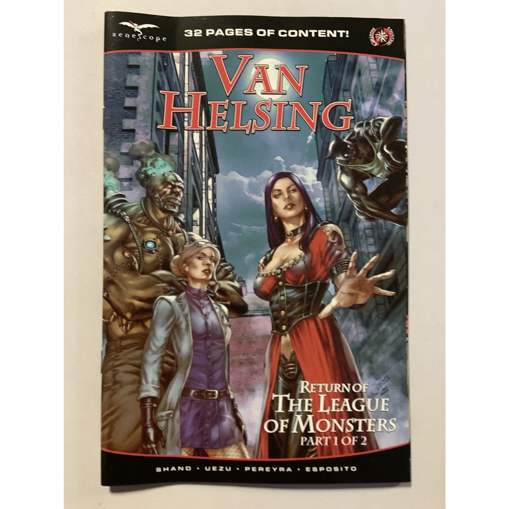 ZENESCOPE ENTERTAINMENT INC Van Helsing Return League Of Monsters 2021 #1 Cvr B Vigonte