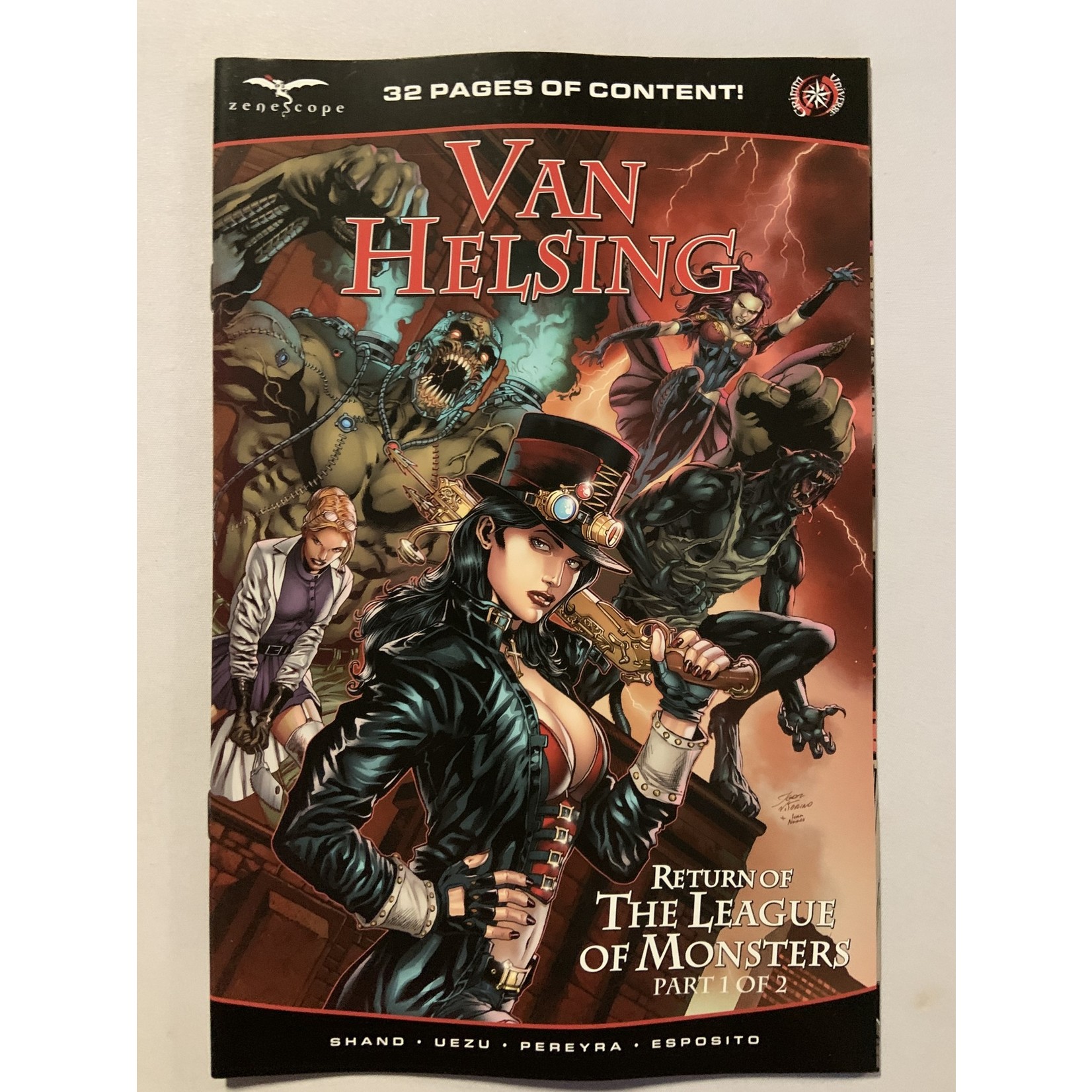 ZENESCOPE ENTERTAINMENT INC Van Helsing Return League Of Monsters 2021 #1 Cvr A Vitorino