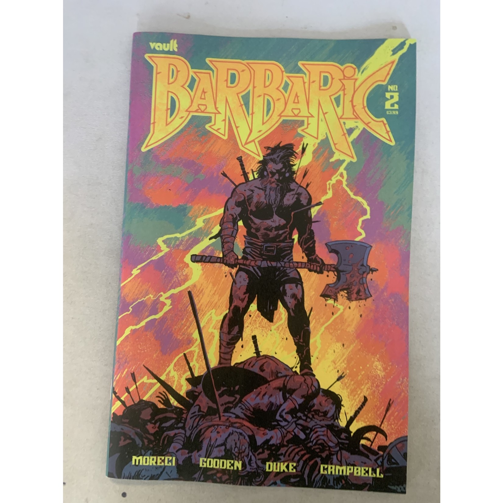 VAULT COMICS Barbaric 2021 #2 Cvr B Hixson