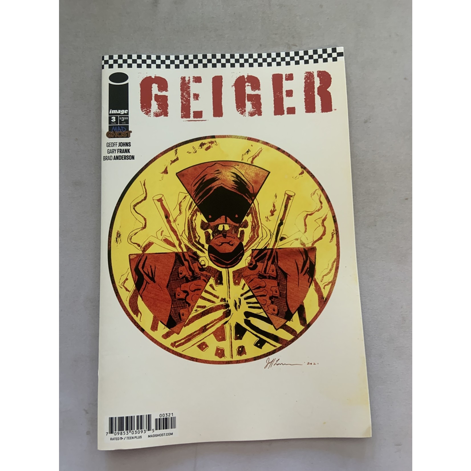 IMAGE COMICS Geiger 2021 #3 Cvr B Lemire