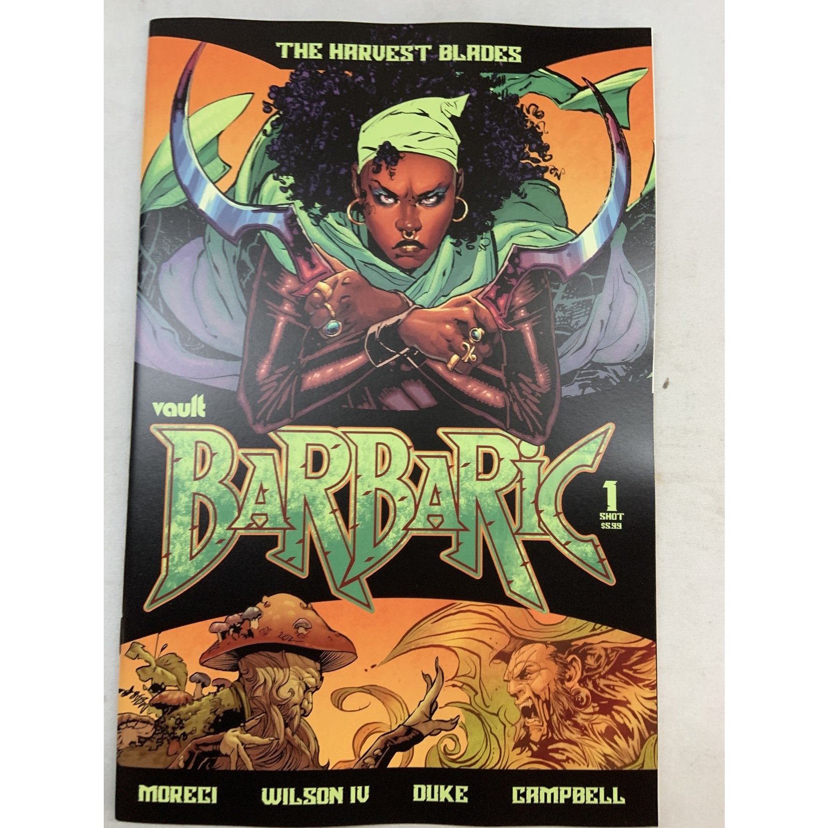 VAULT COMICS Barbaric Harvest Blades 2022 #1 One Shot Cvr A Gooden