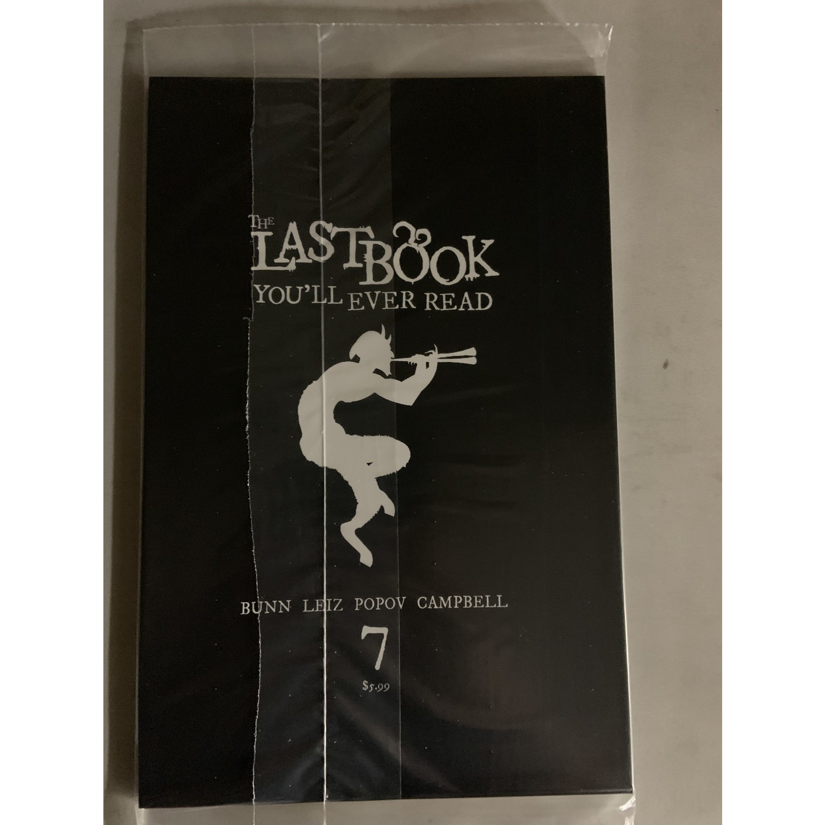 VAULT COMICS Last Book Youll Ever Read 2021 #7 Cvr C Black Bag Var (Mr)