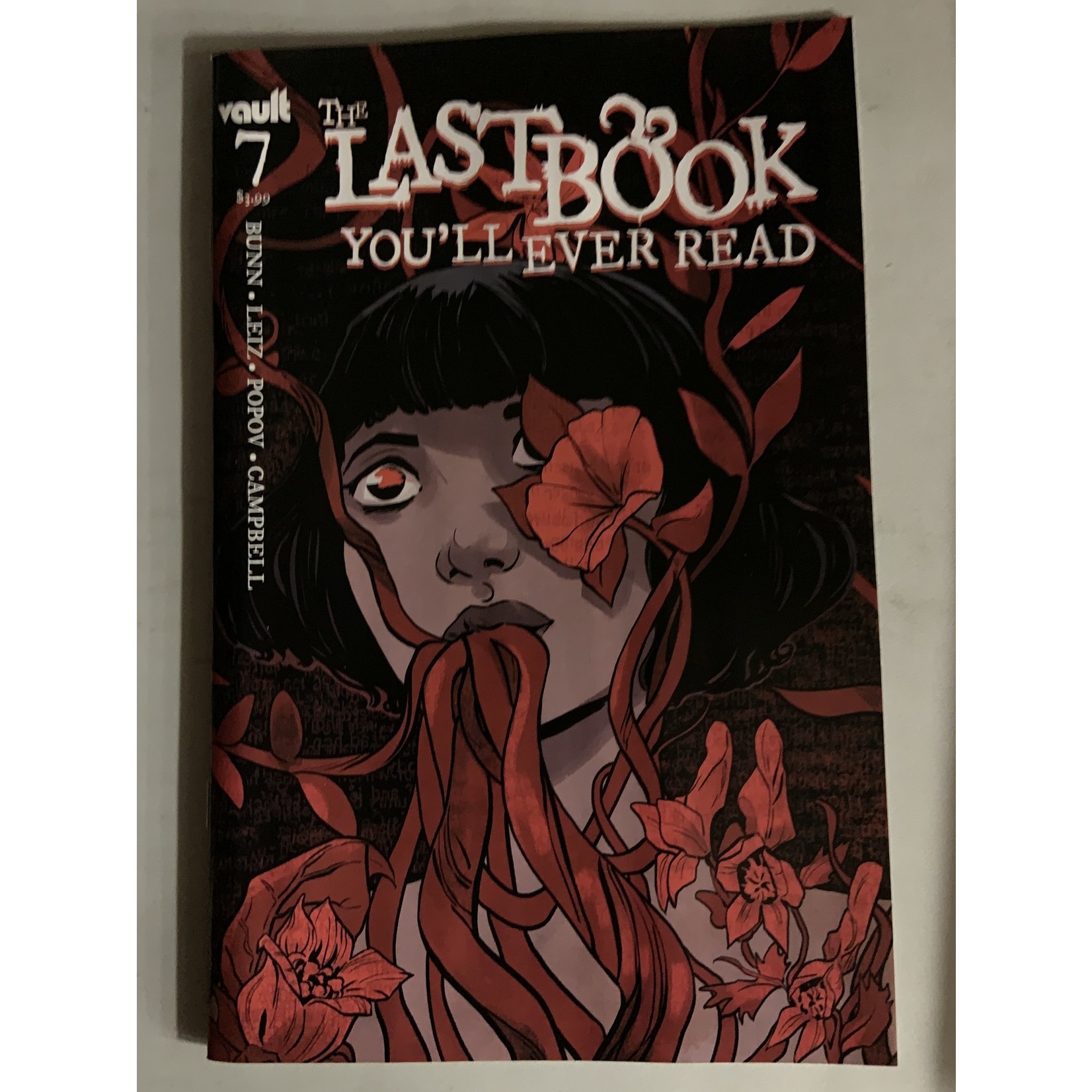VAULT COMICS Last Book Youll Ever Read 2021 #7 Cvr B Hickman