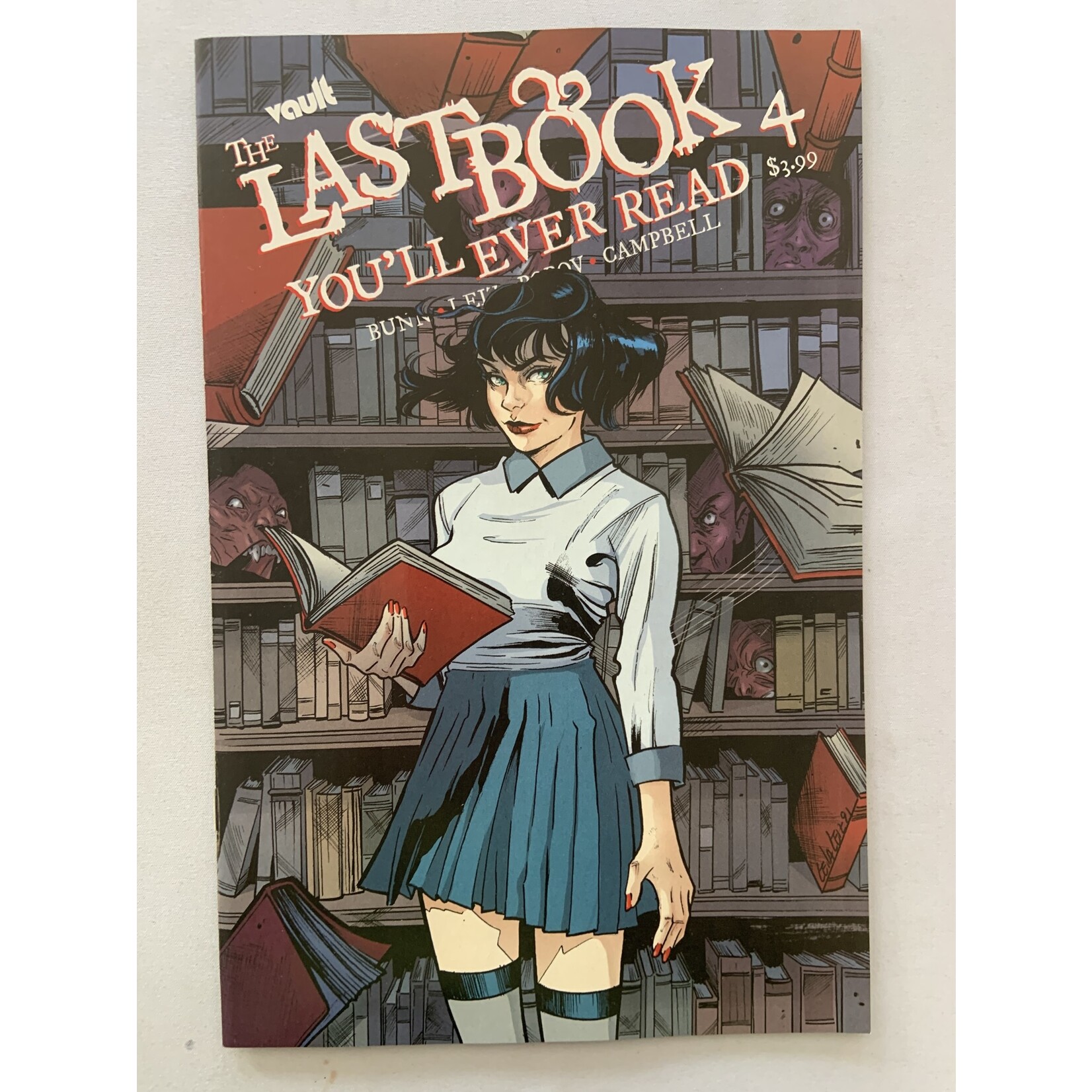 VAULT COMICS Last Book Youll Ever Read 2021 #4 Cvr A Leiz (Mr)