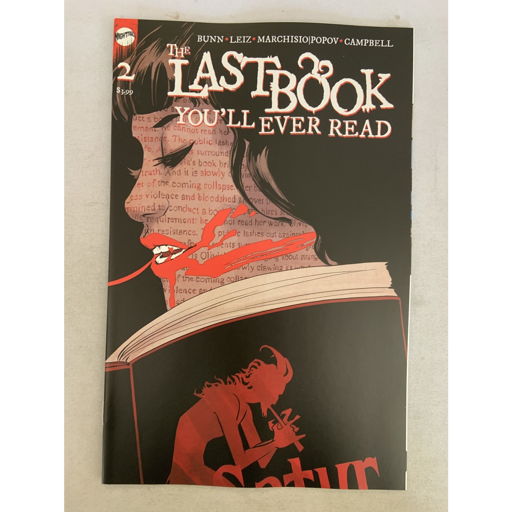 VAULT COMICS Last Book Youll Ever Read 2021 #2 Cvr B Hickman