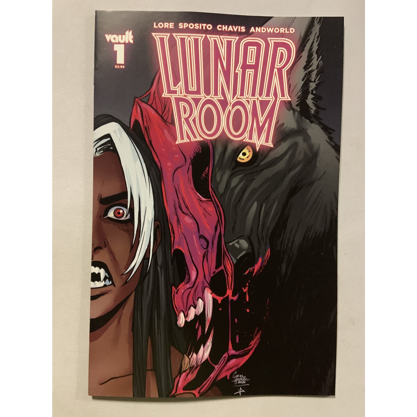VAULT COMICS Lunar Room 2021 #1 Cvr B Howell