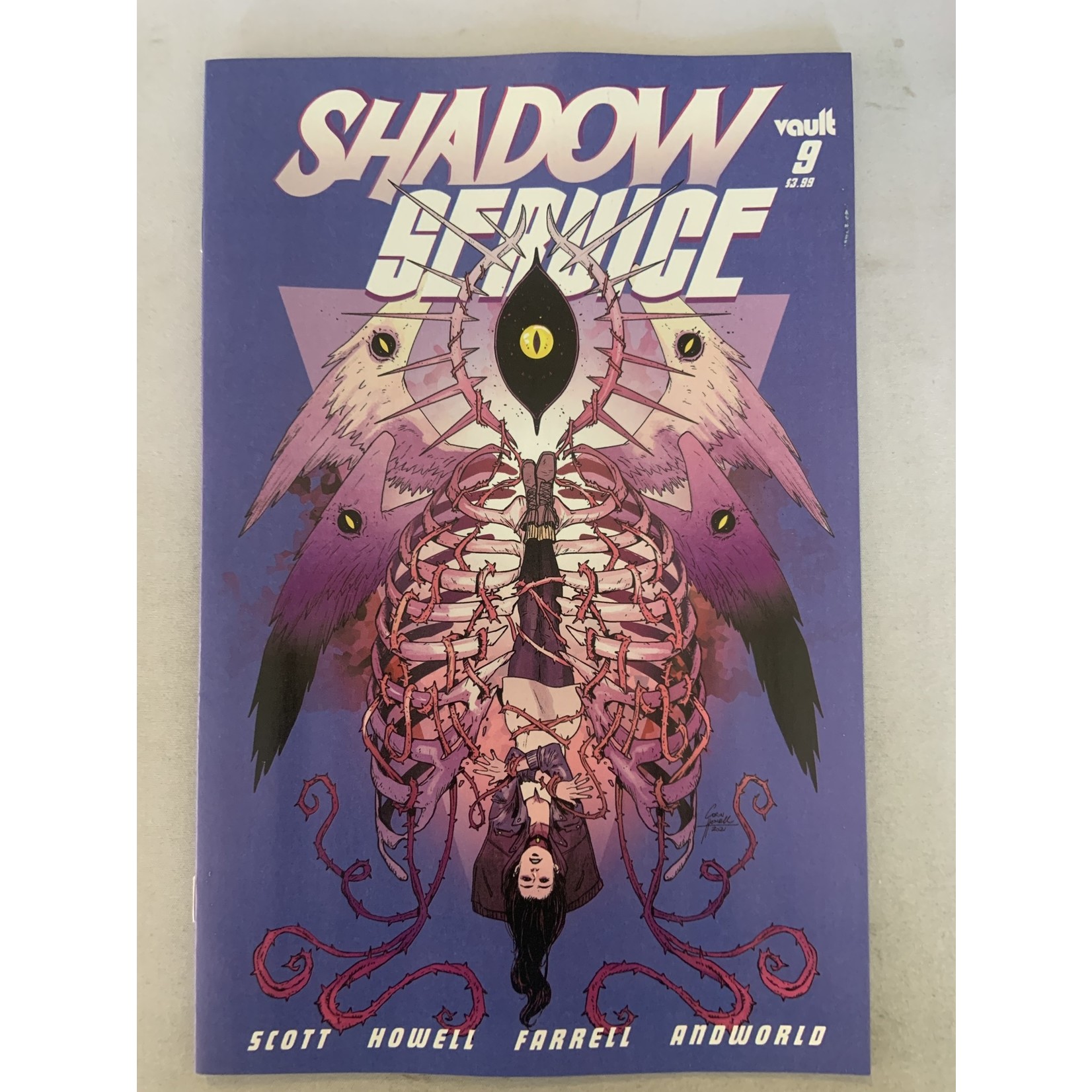 VAULT COMICS Shadow Service 2020 #9 Cvr A Howell-Dmg