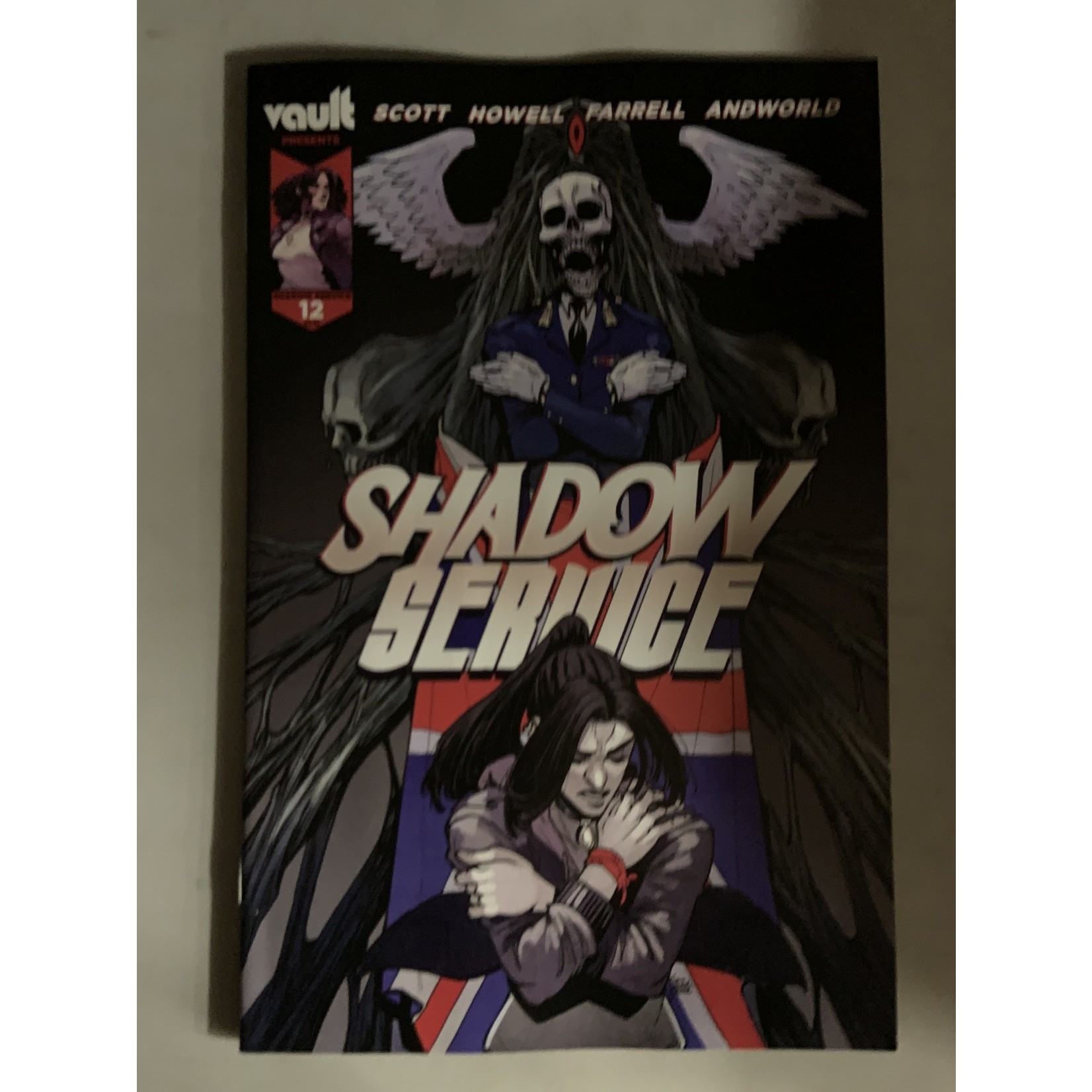 VAULT COMICS Shadow Service 2020 #12 Cvr A Howell Dmg