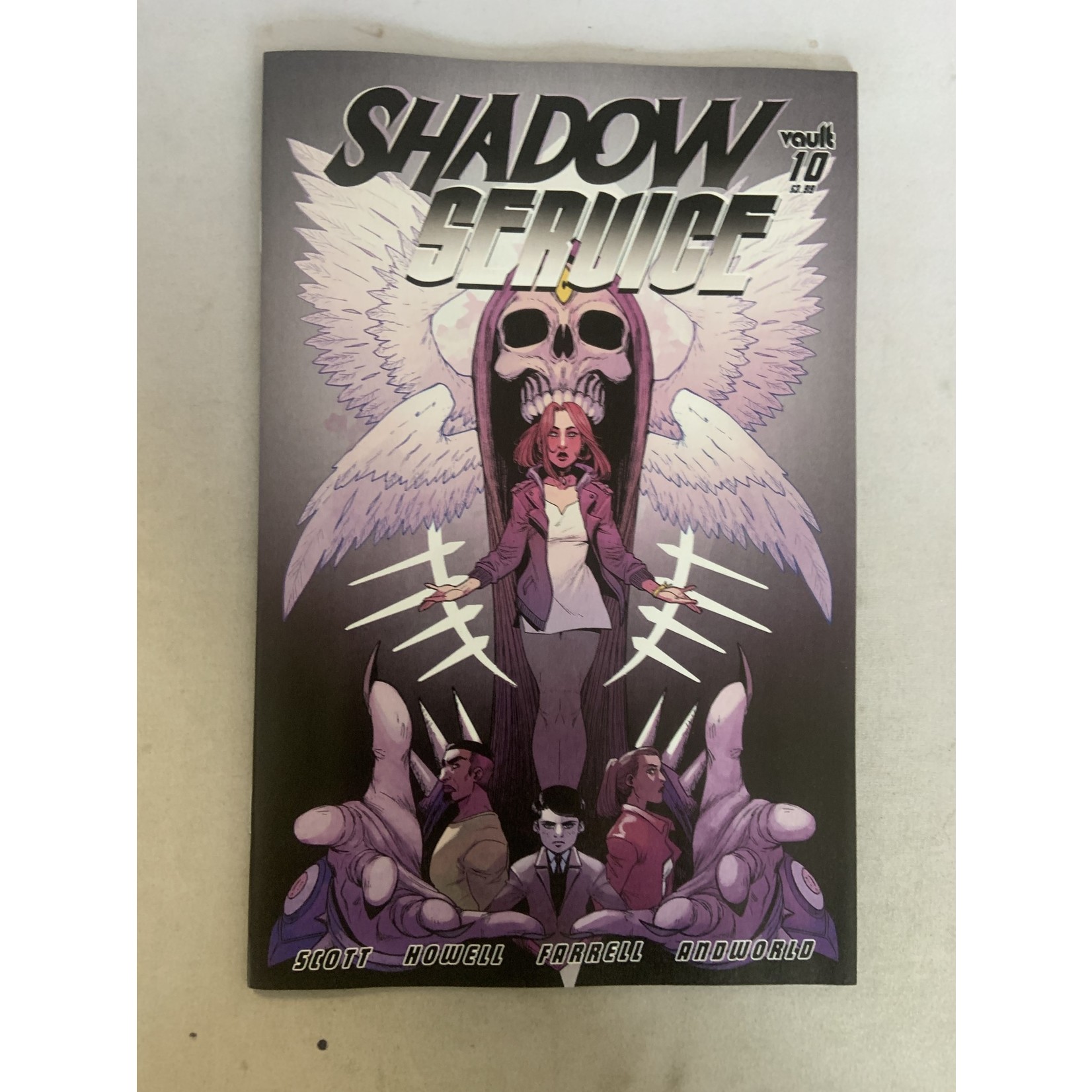 VAULT COMICS Shadow Service 2020 #10 Cvr A Howell Damaged