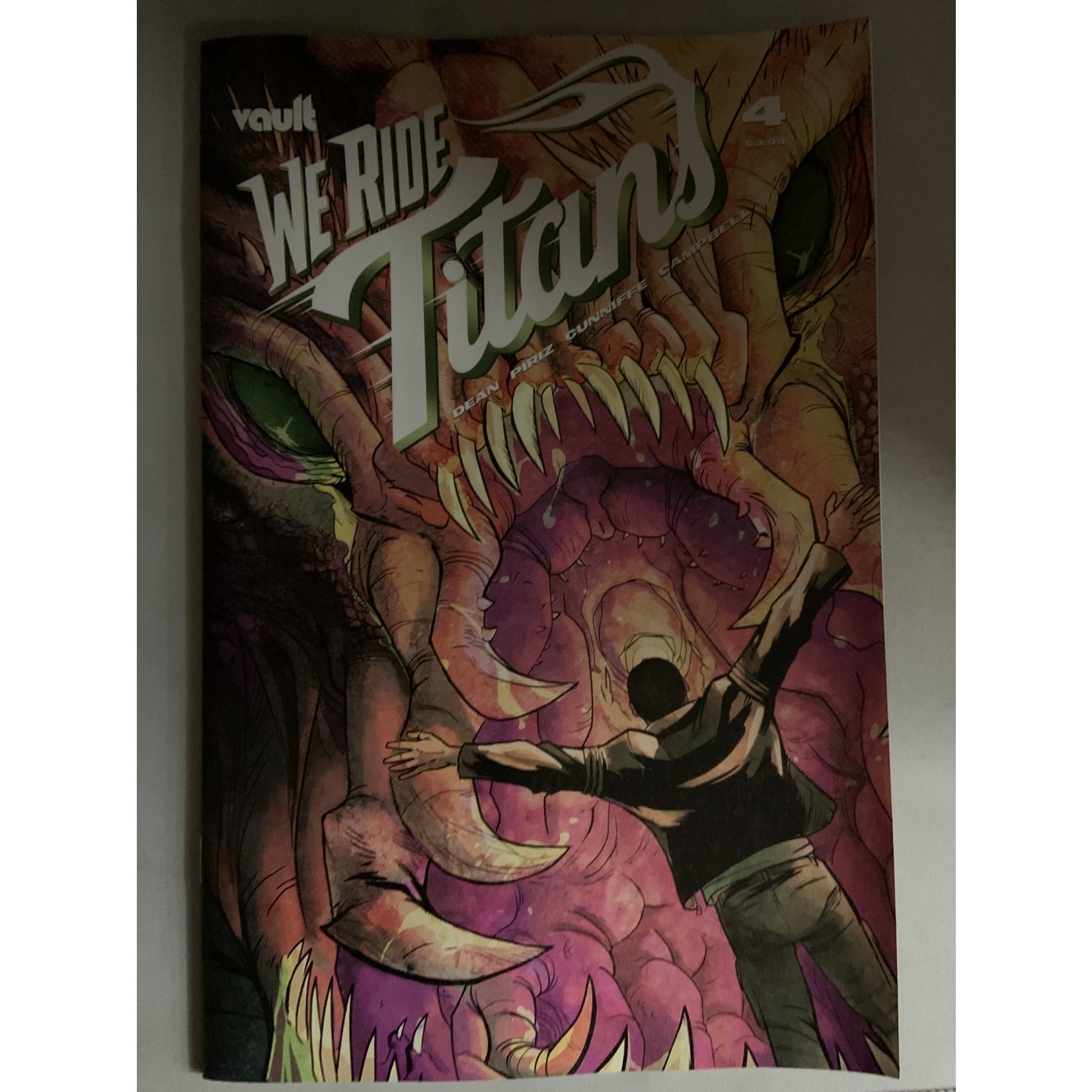 VAULT COMICS We Ride Titans 2022 #4 Cvr A Piriz