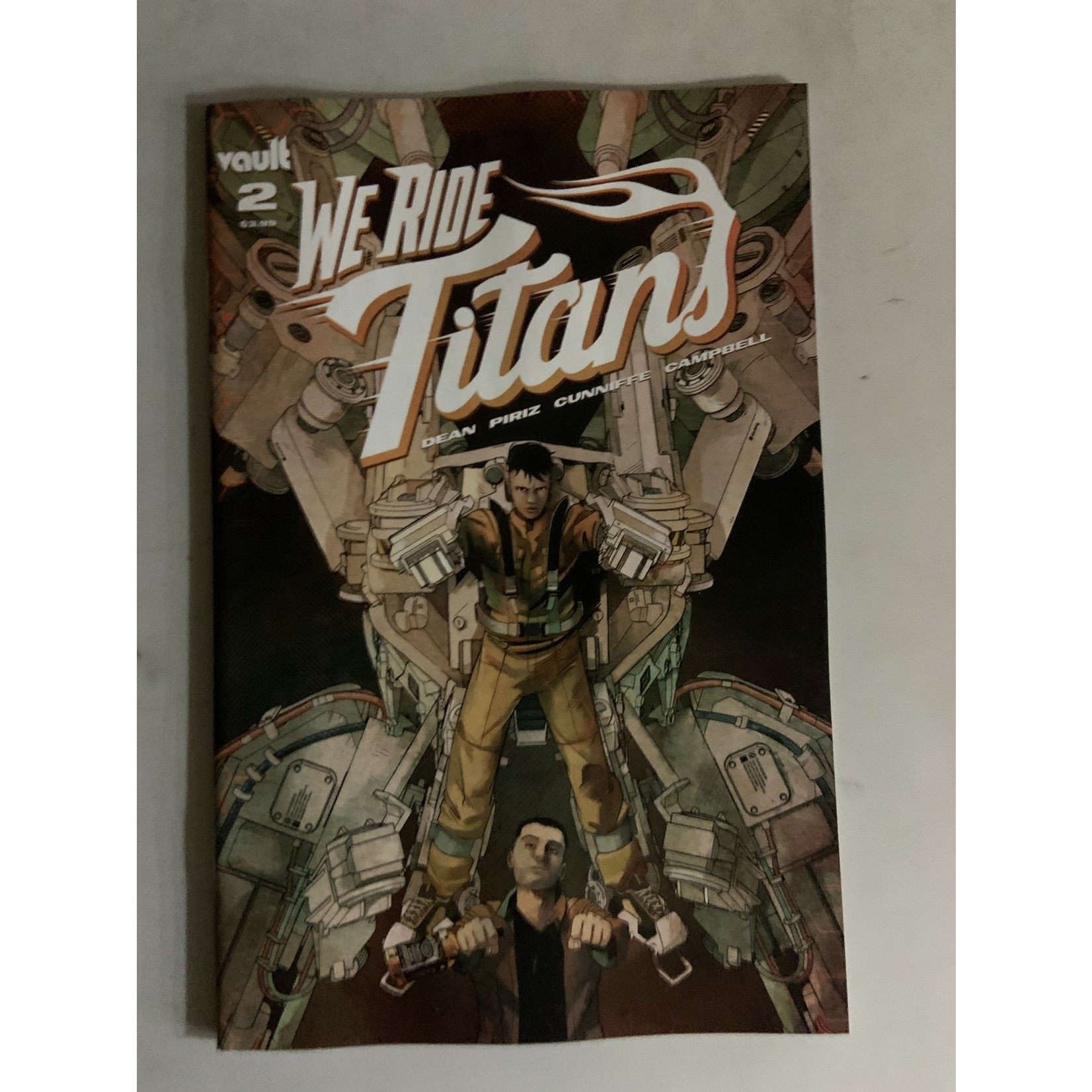 VAULT COMICS We Ride Titans 2022 #2 Cvr A Piriz