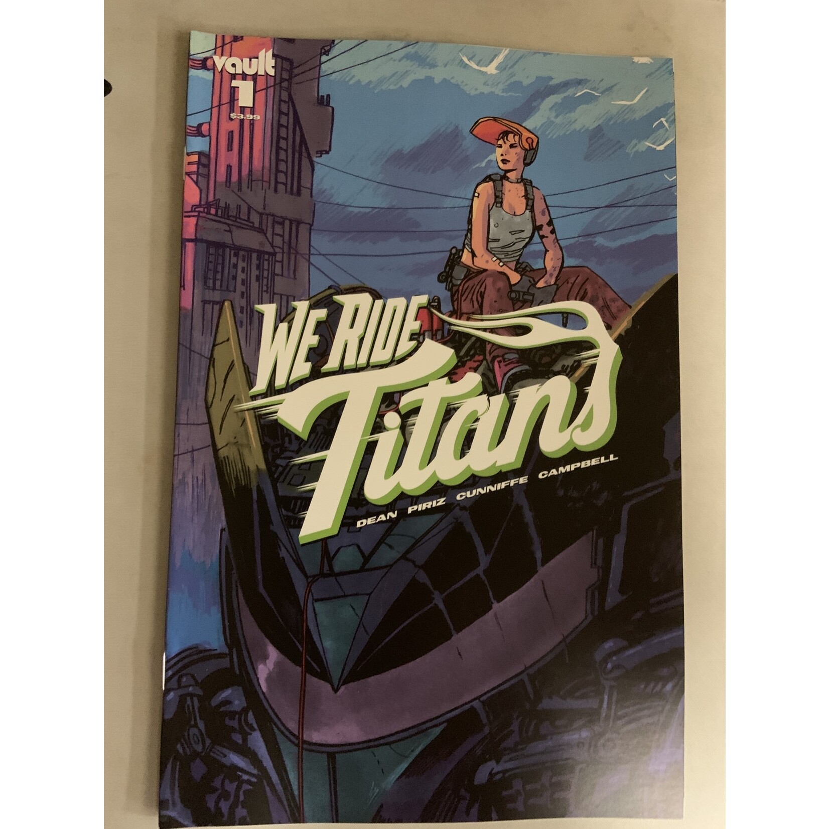 VAULT COMICS We Ride Titans 2022 #1 Cvr B Hixson