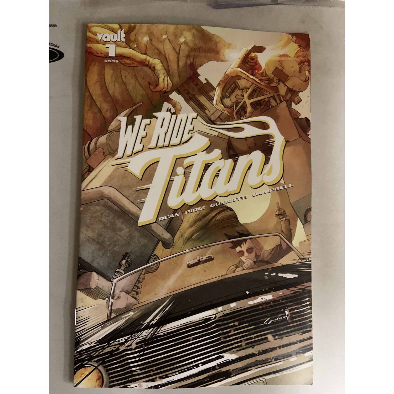 VAULT COMICS We Ride Titans 2022 #1 Cvr A Piriz