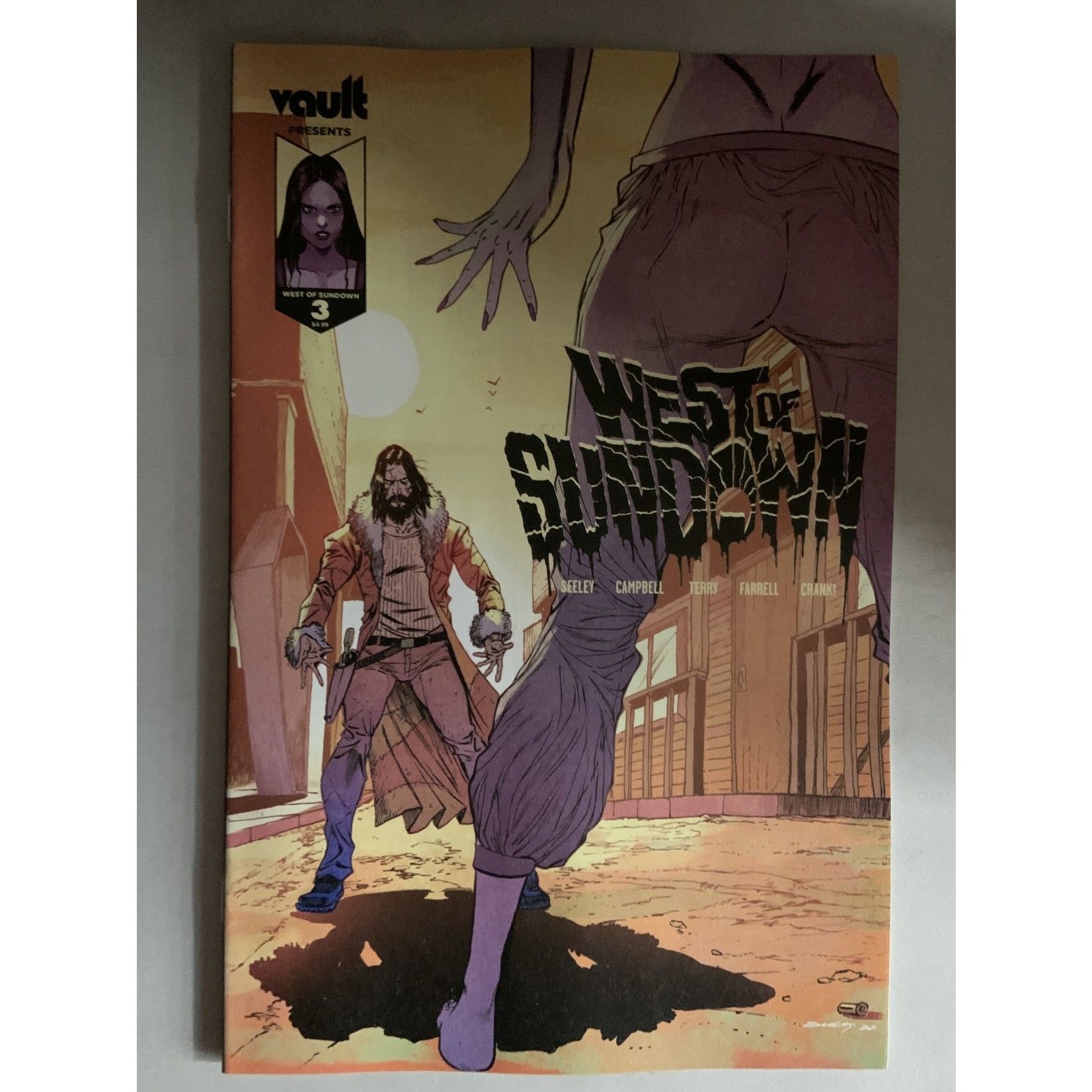 VAULT COMICS West Of Sundown 2022 #3 Cvr C Seeley