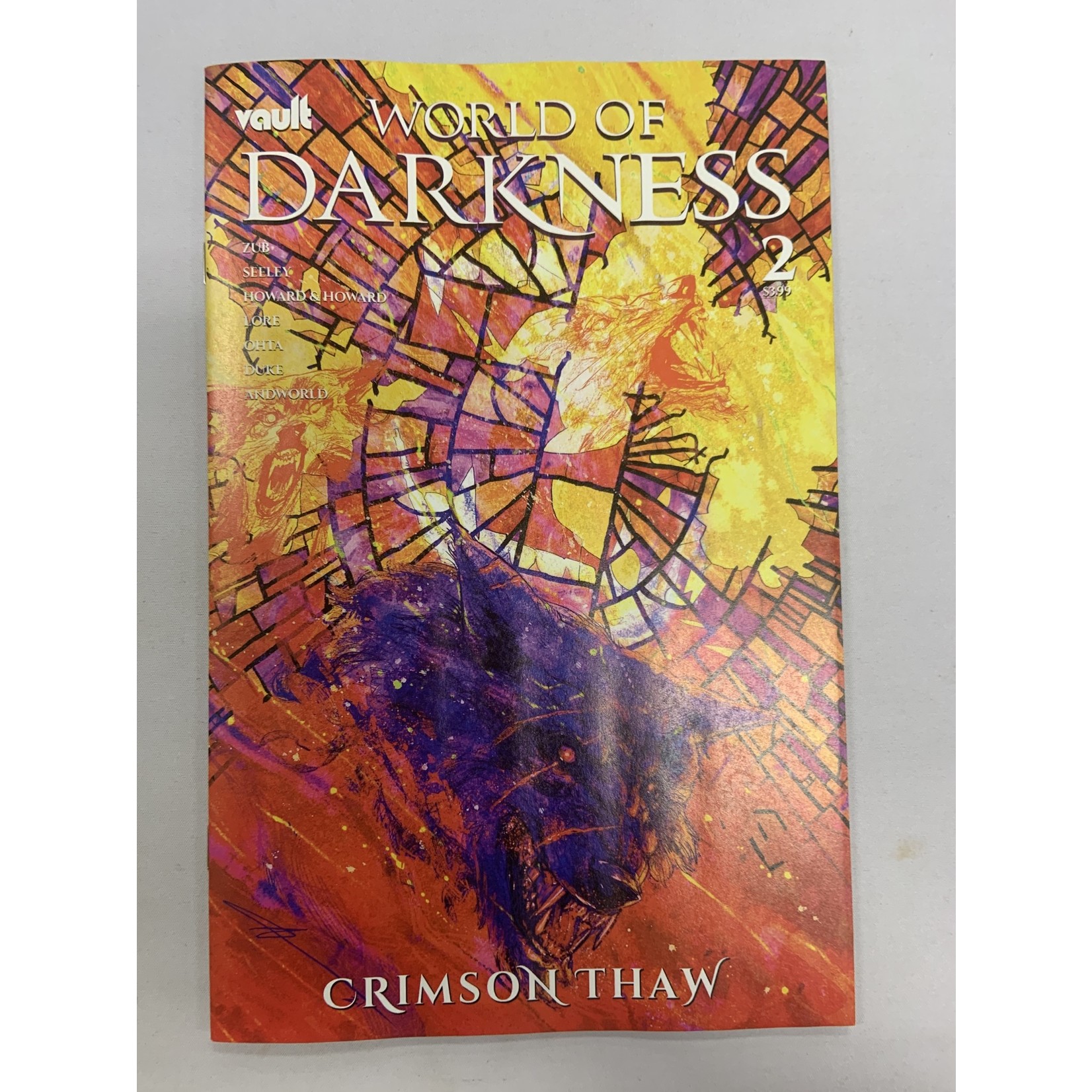 VAULT COMICS World Of Darkness Crimson Thaw 2021 #2 Cvr A Campbell