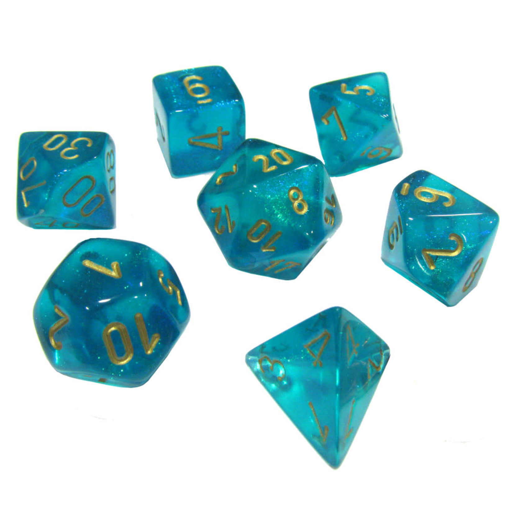 Chessex CHX 7ct Borealis 27585 Teal/gold