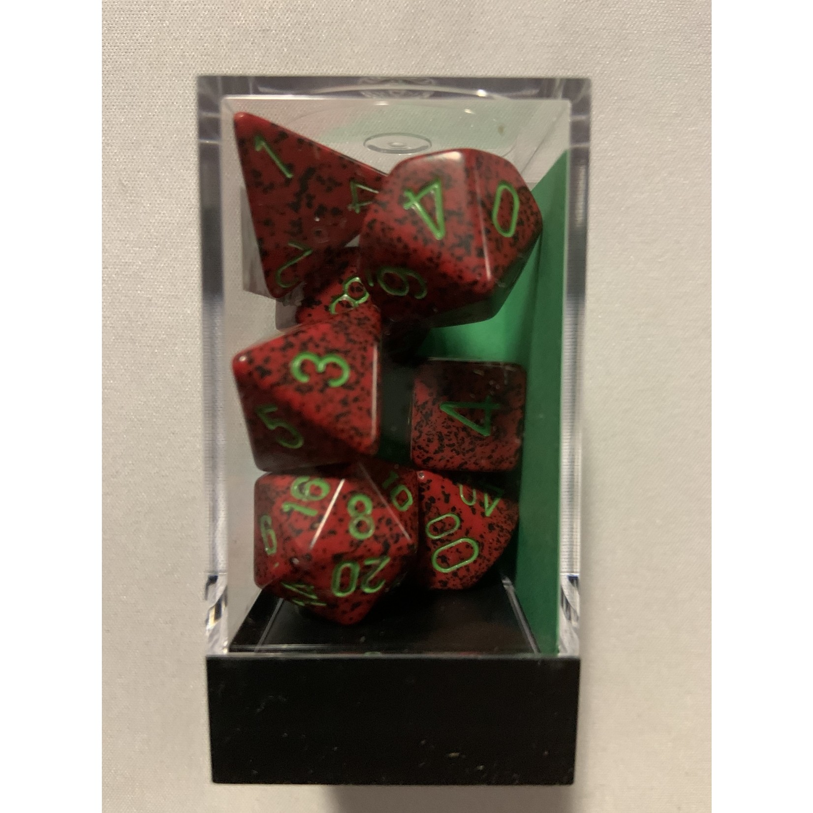 Chessex CHX 7ct Speckled 25304: Strawberry