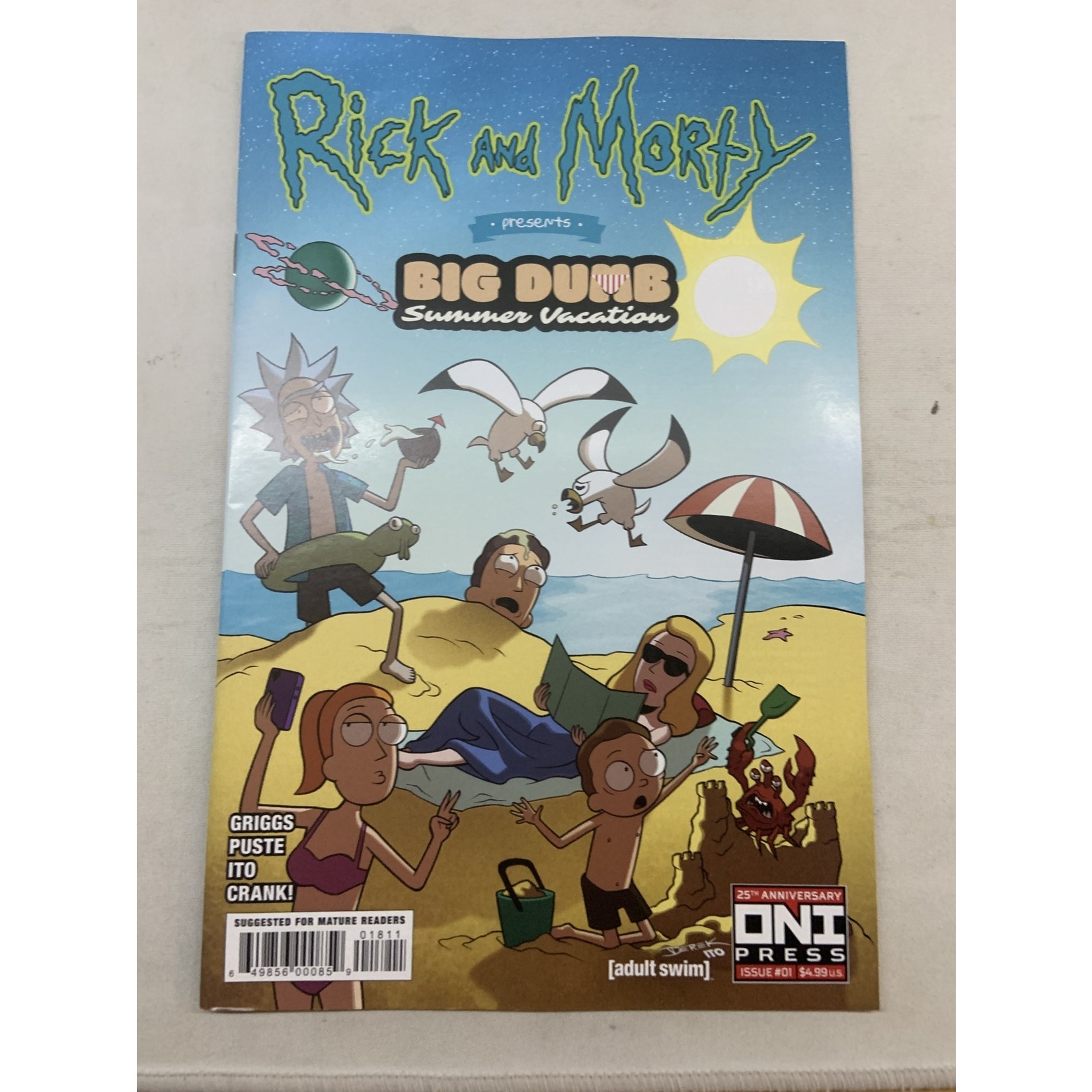 ONI PRESS INC. Rick & Morty Big Dumb Summer Vacation 2022 #1 Cvr A Fridolfs