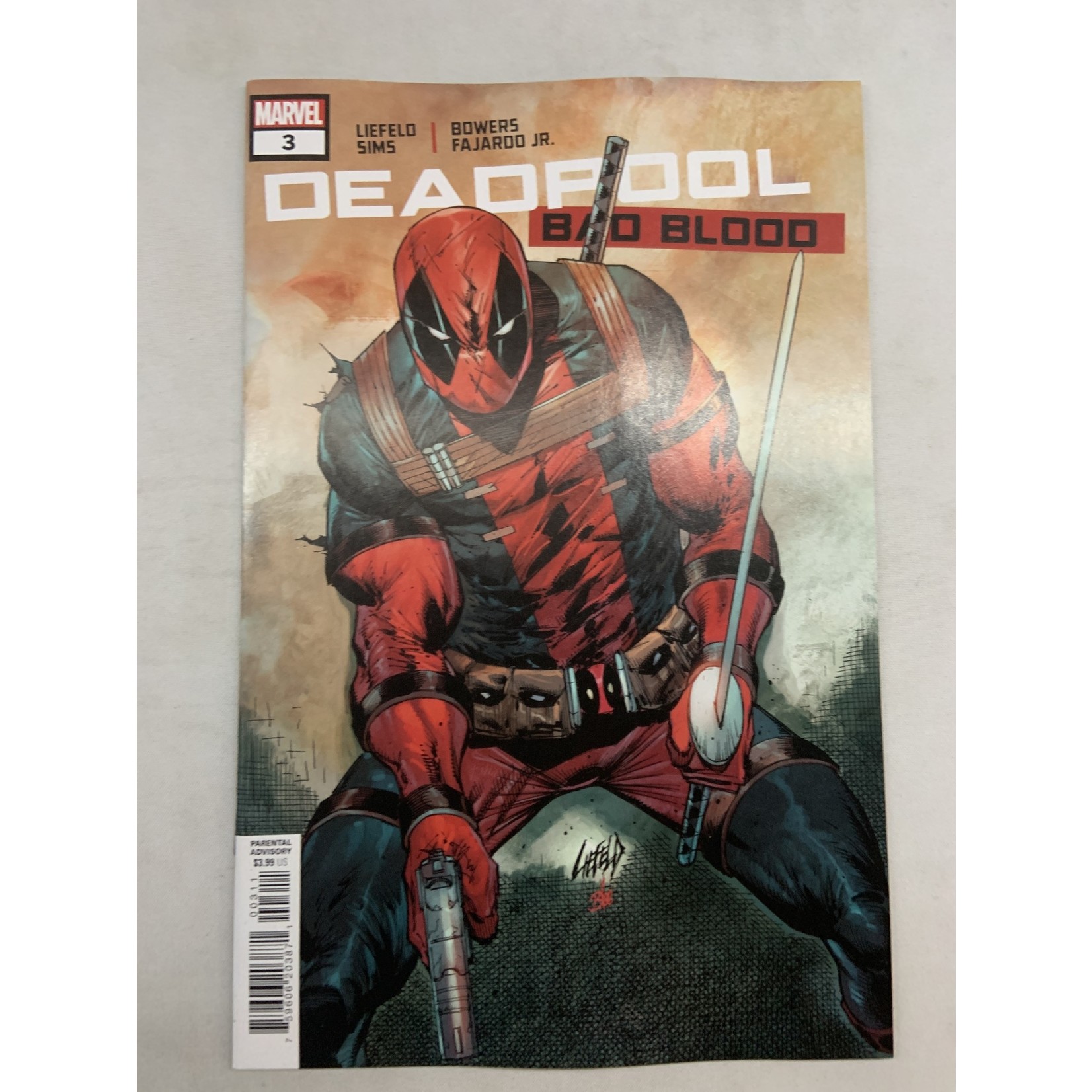 Marvel Comics Deadpool Bad Blood 2022 #3 CVR A