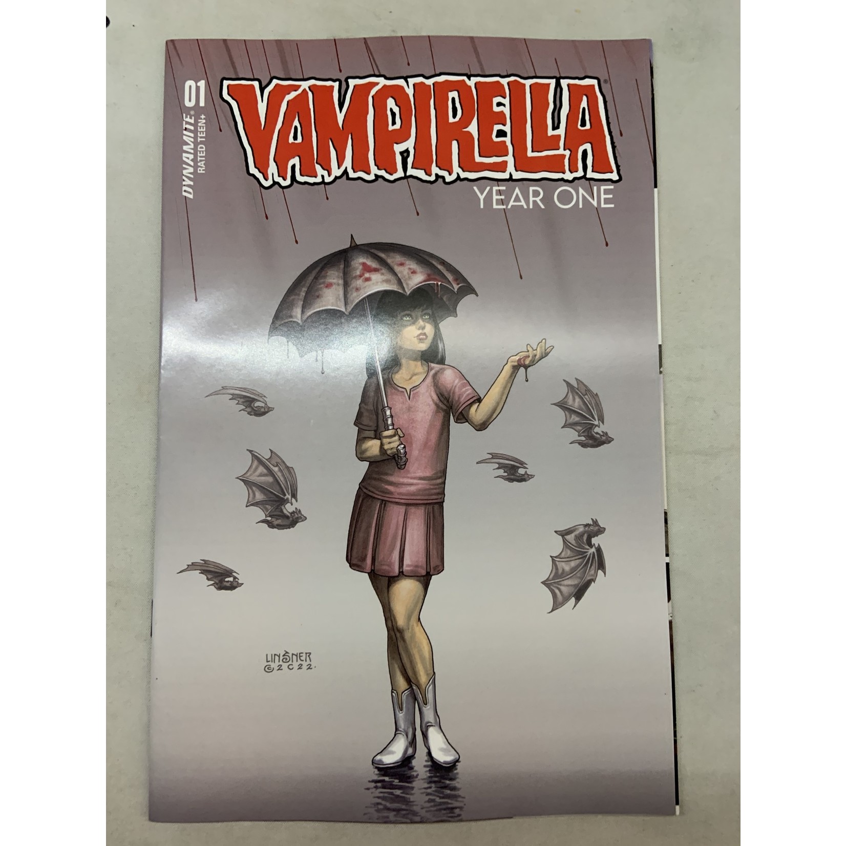 DYNAMITE Vampirella Year One 2022 #1 Cvr H 10 Copy Incv Linsner Original