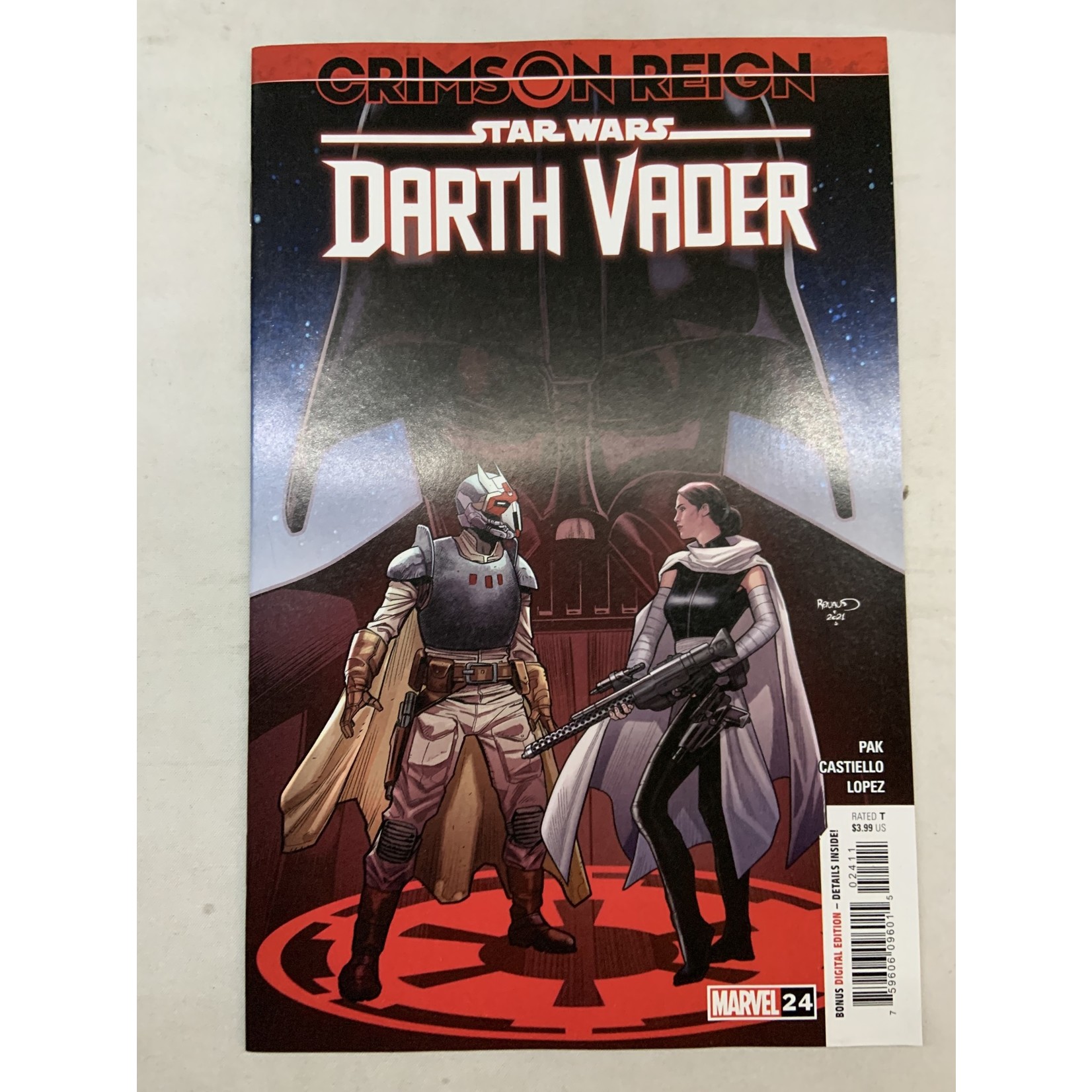 Marvel Comics Star Wars Darth Vader 2020 #24A
