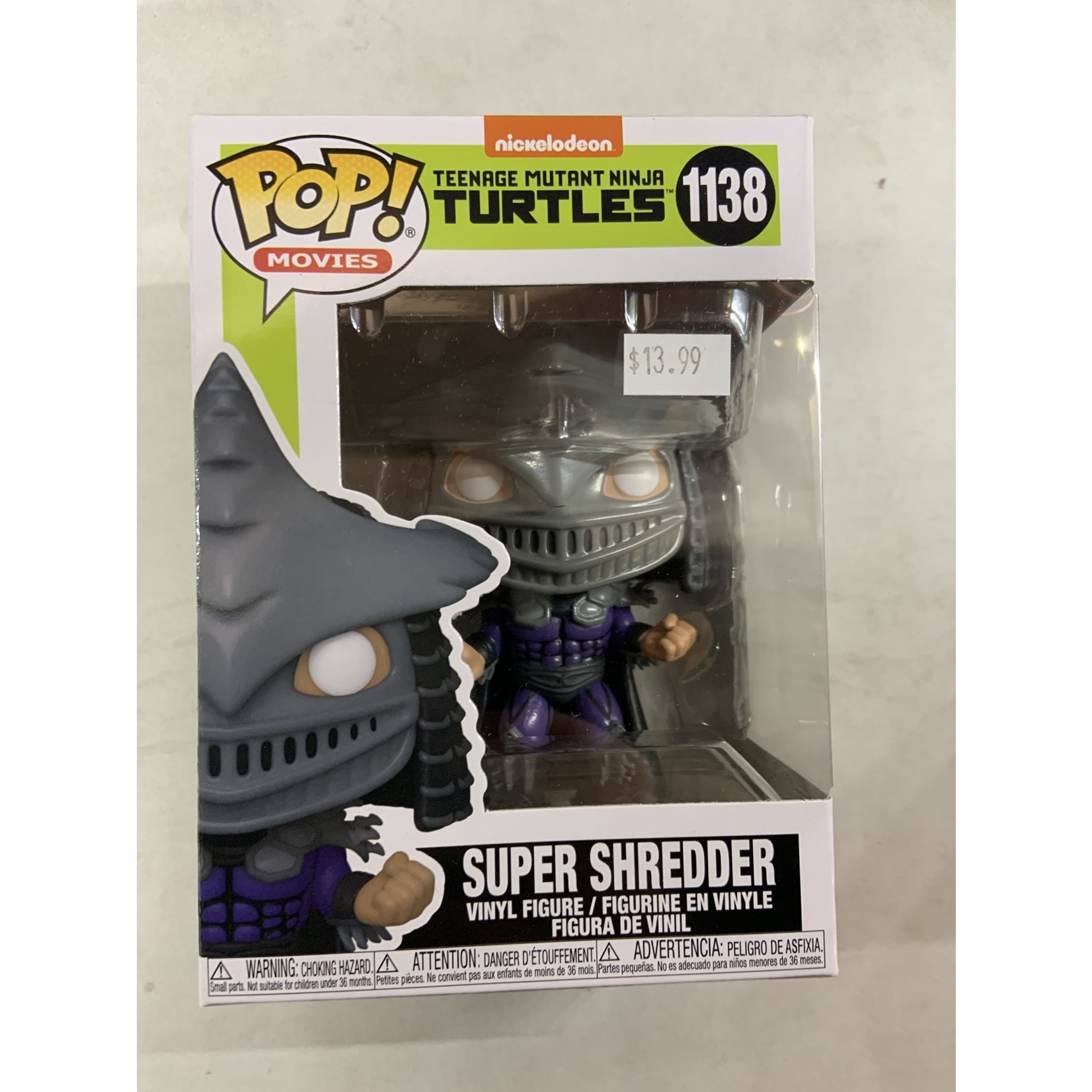 Funko Pop Movies Tmnt 2 Super Shredder Vinyl Fig 1138