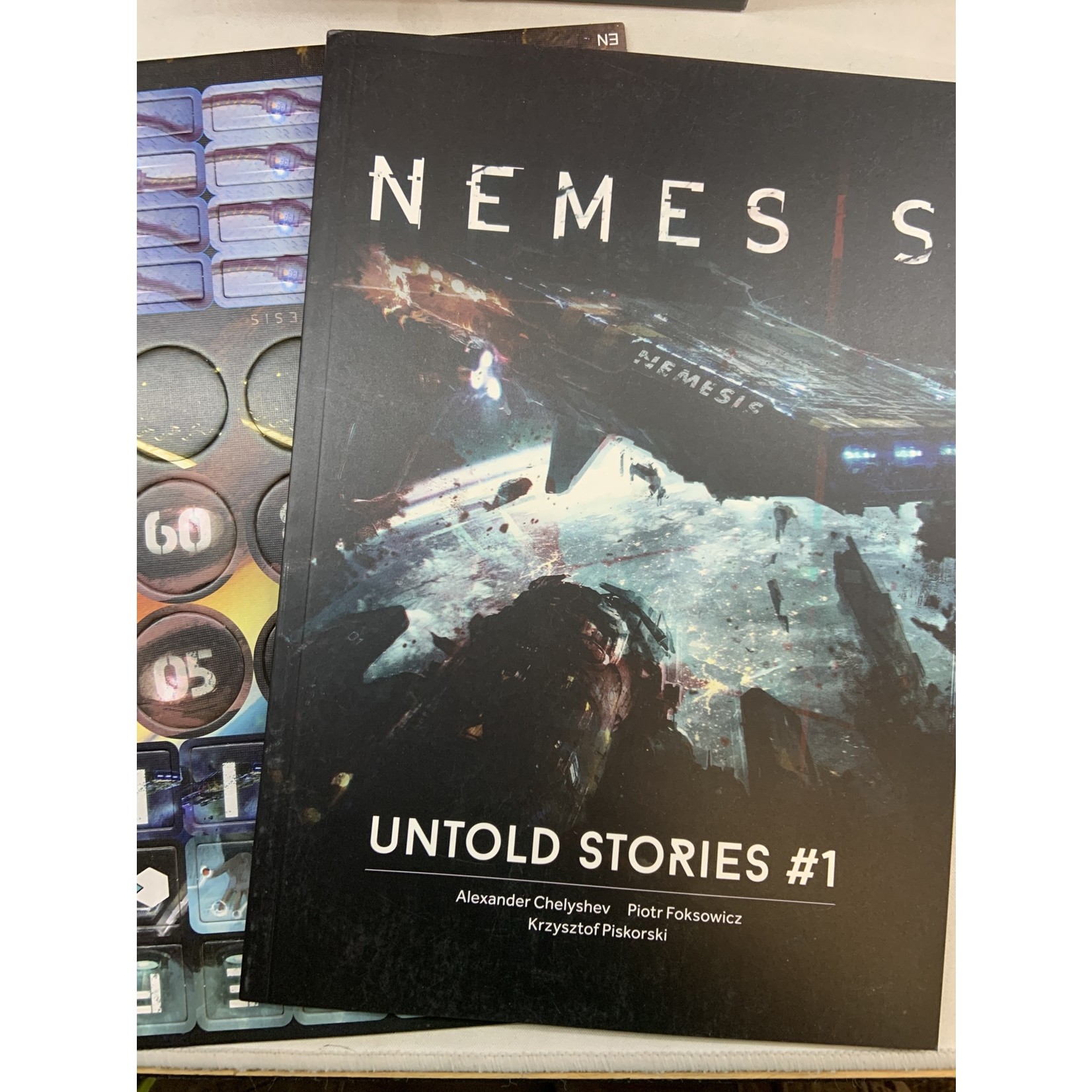 awaken Realms Nemesis Untold Stories #1 w/ promo tokens