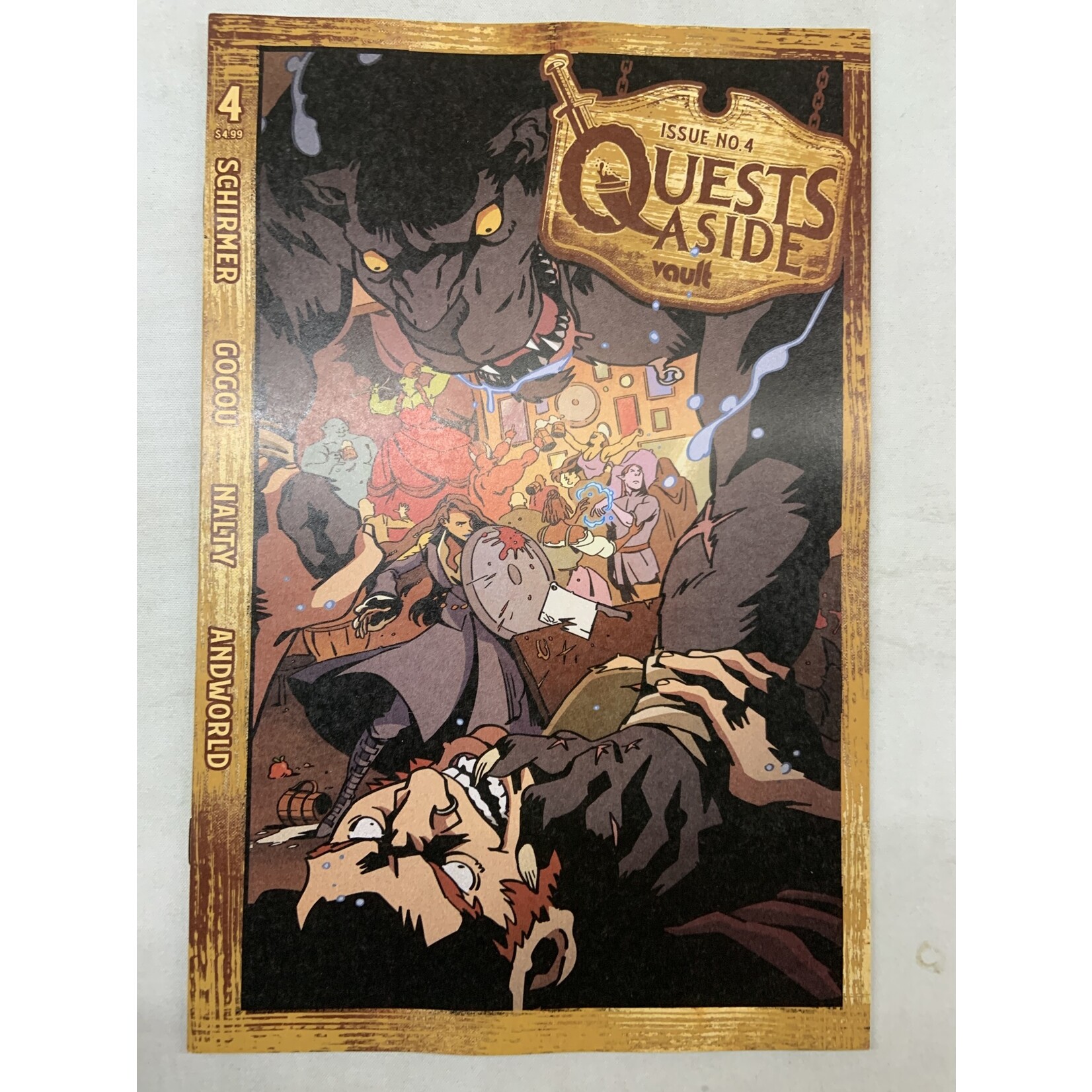 VAULT COMICS Quests Aside 2022 #4 Cvr A Gogou