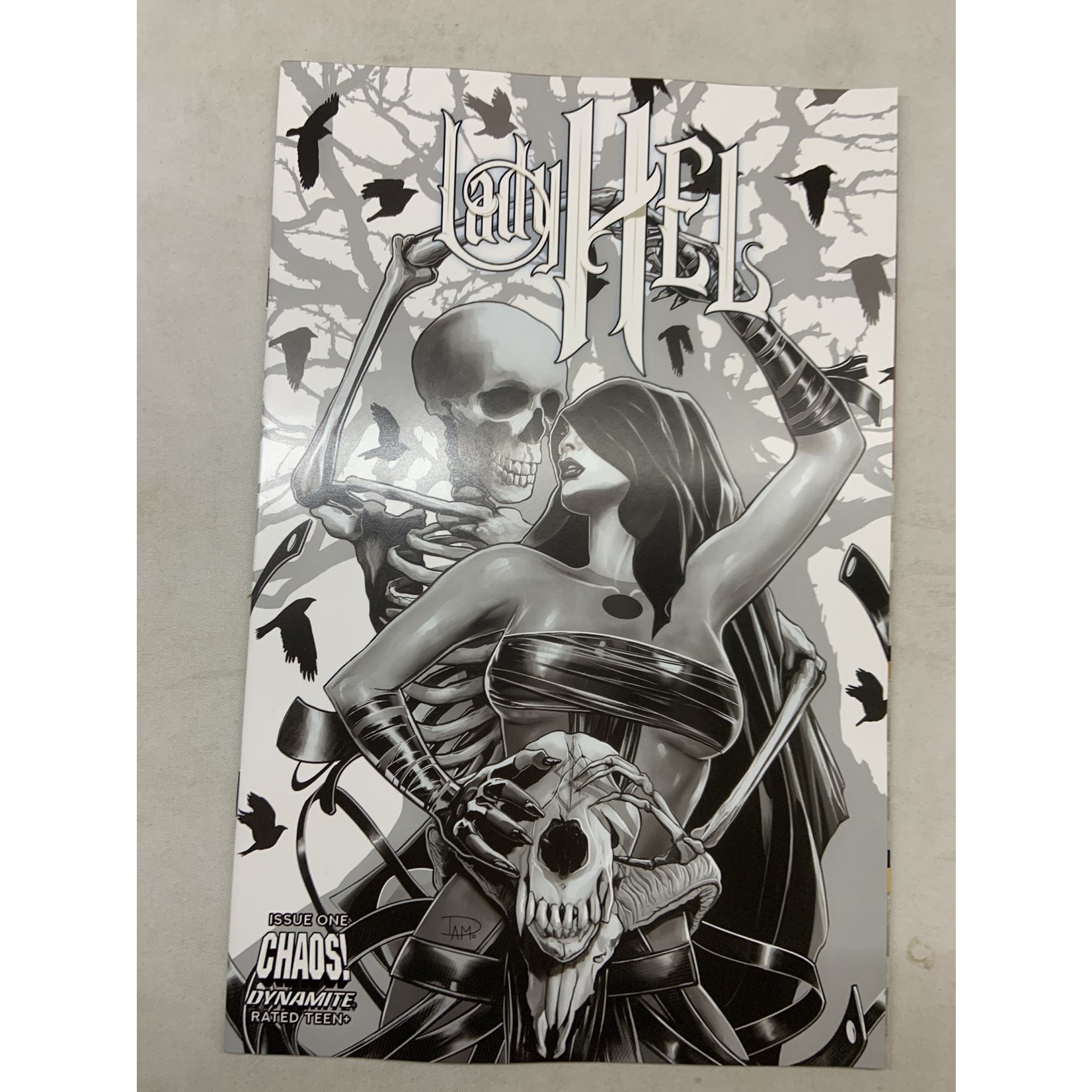 DYNAMITE Lady Hel 2022 #1 Cvr G 10 Copy Incv Maine B&W