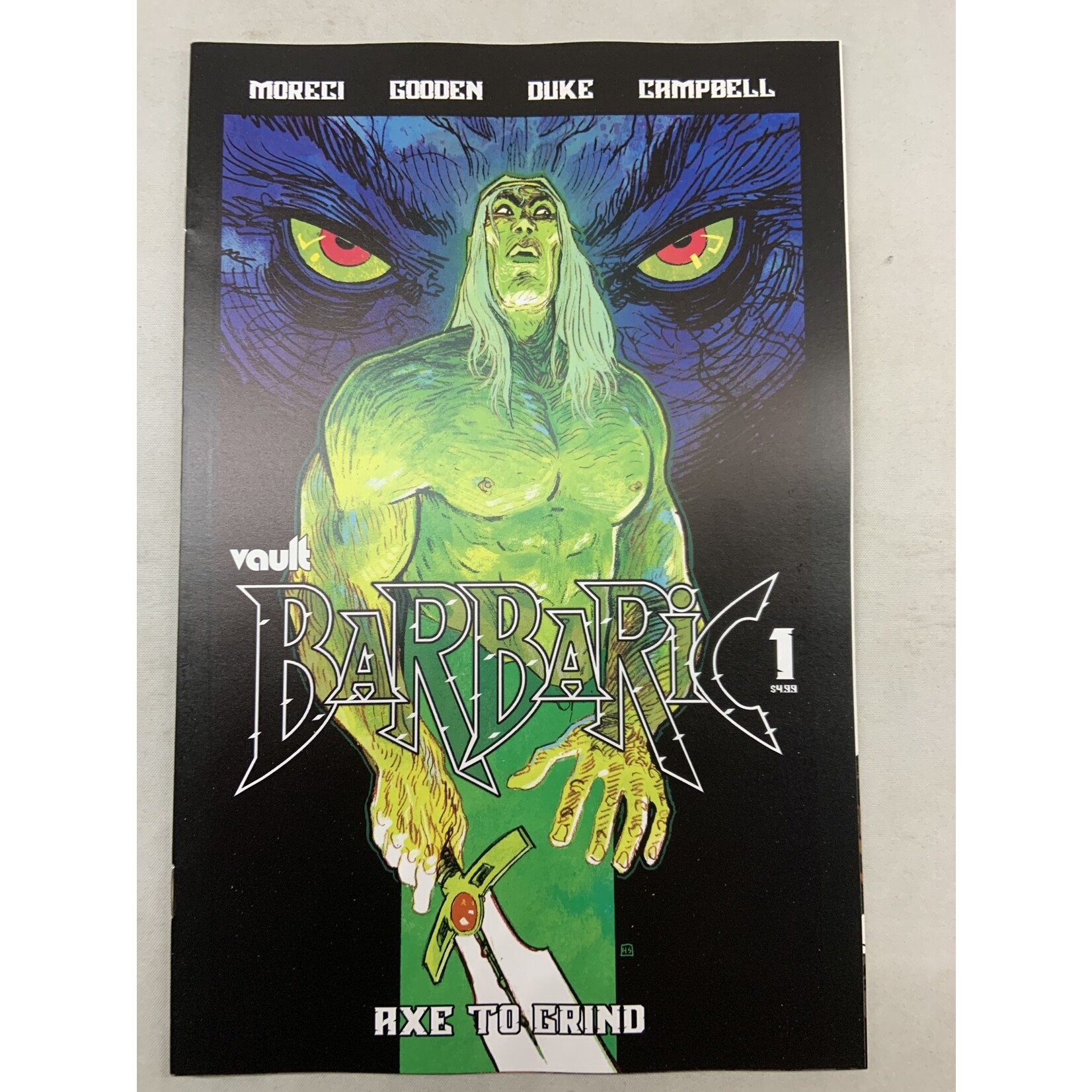VAULT COMICS Barbaric Axe To Grind 2022 #1 Cvr C 5 Copy Incv Sherman