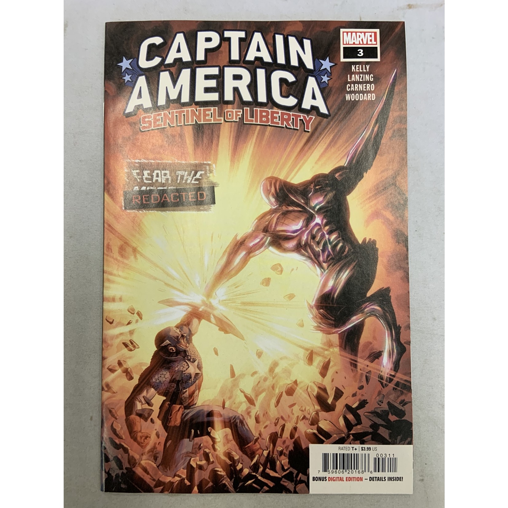 Marvel Comics Captain America: Sentinel of Liberty 2022 #3A Bent Corner