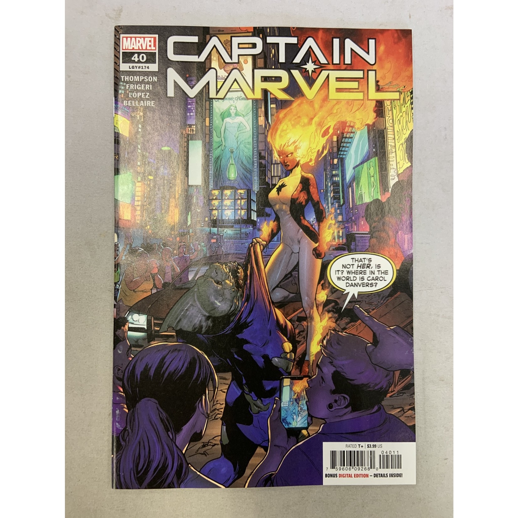 Marvel Comics Captain Marvel 2019 #40A