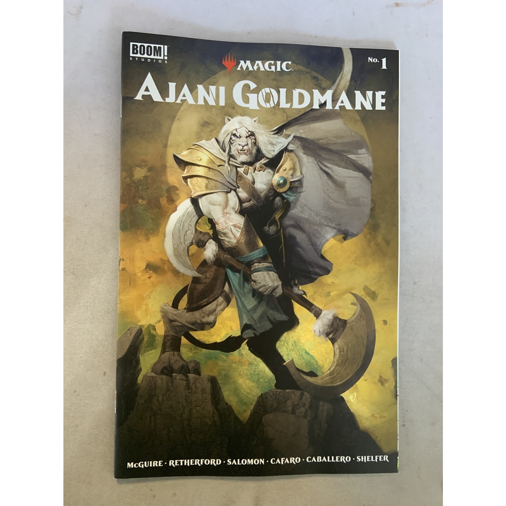 BOOM! STUDIOS Magic Ajani Goldmane 2022 #1 Cvr A Olivetti