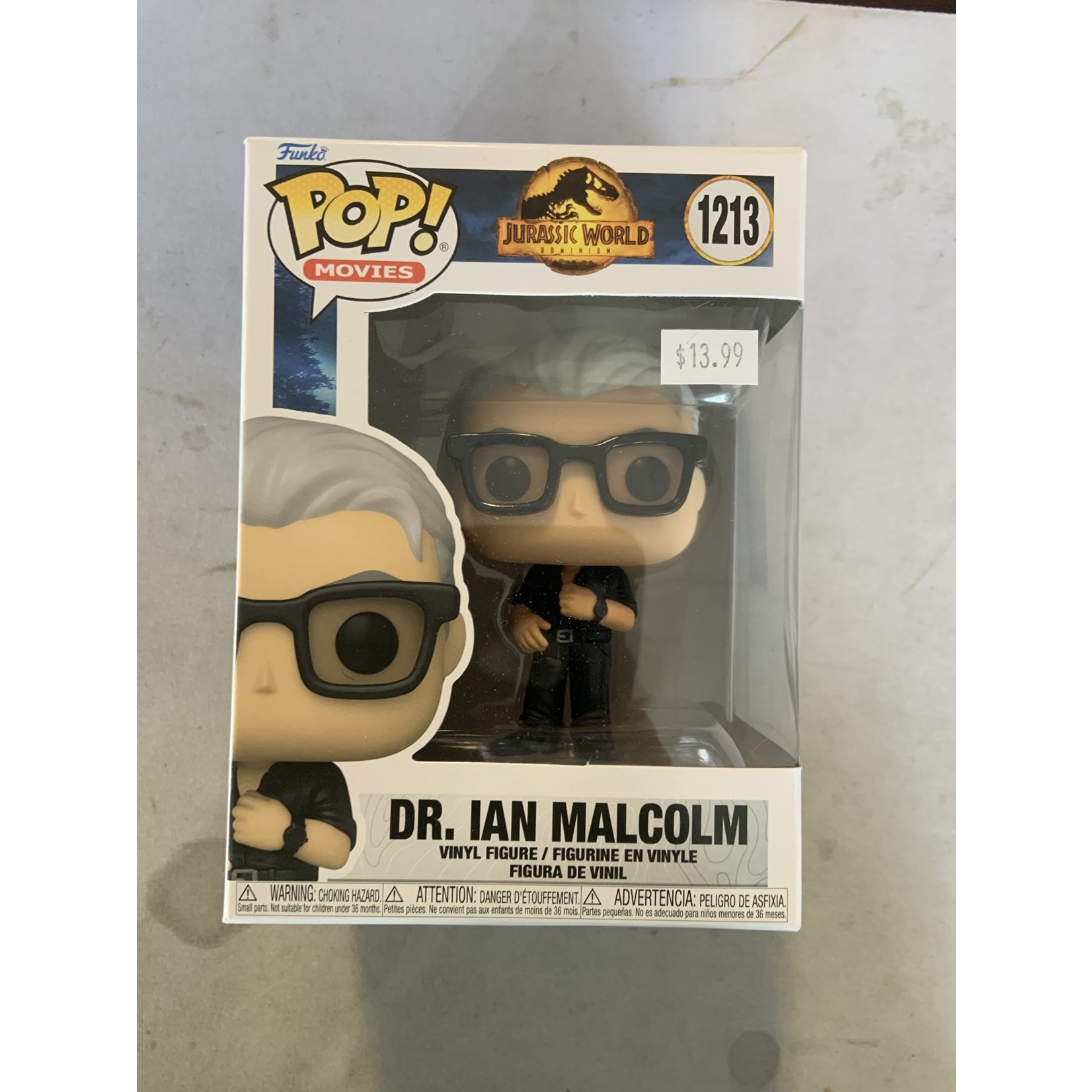Funko Pop Movies Jurassic World Dominion Dr Ian Malcolm Vin Fig 1213