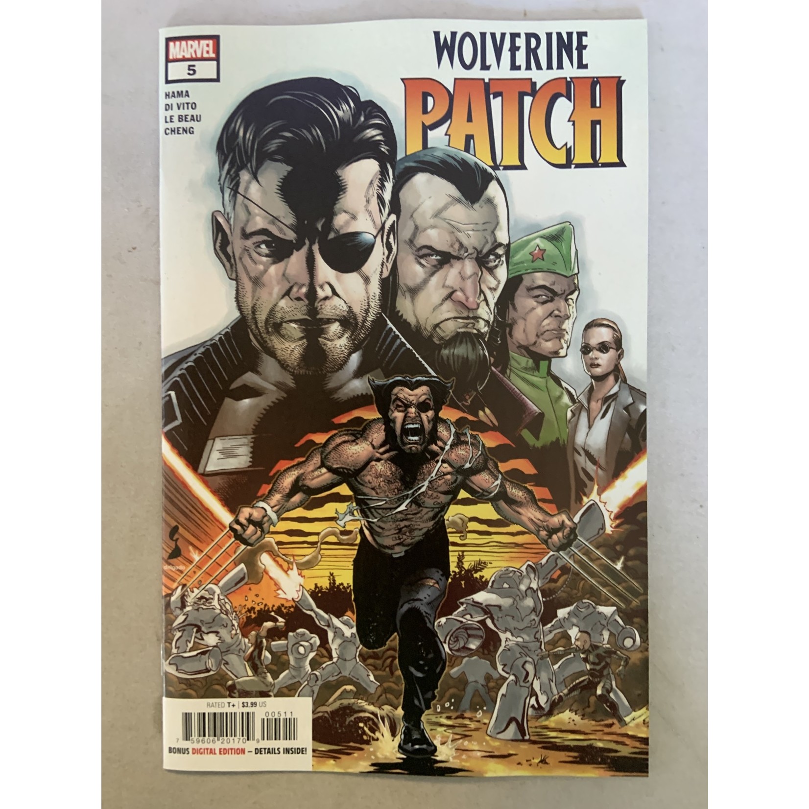 Marvel Comics Wolverine Patch 2022 #5A